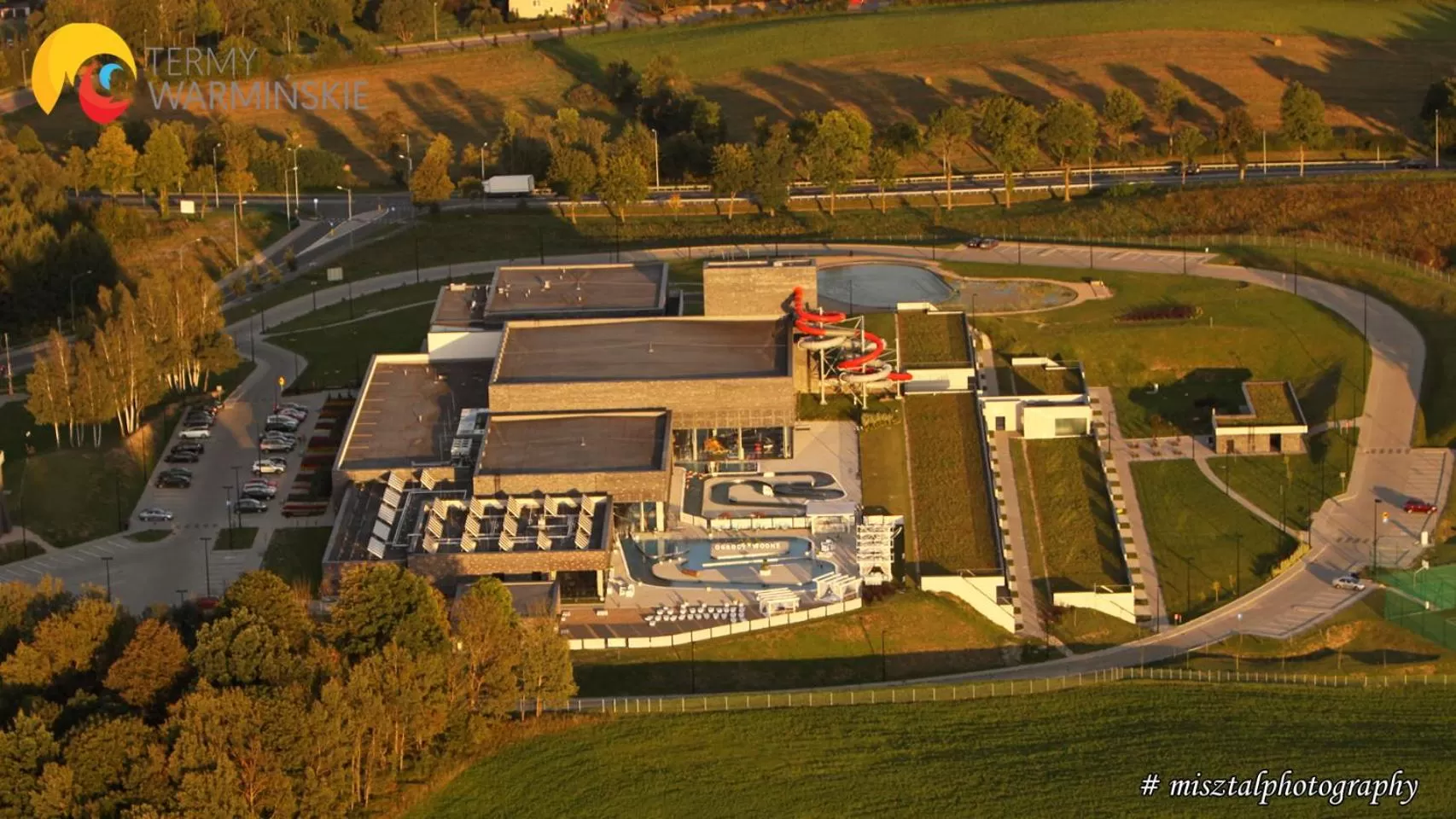 Bird's eye view in Termy Warmińskie