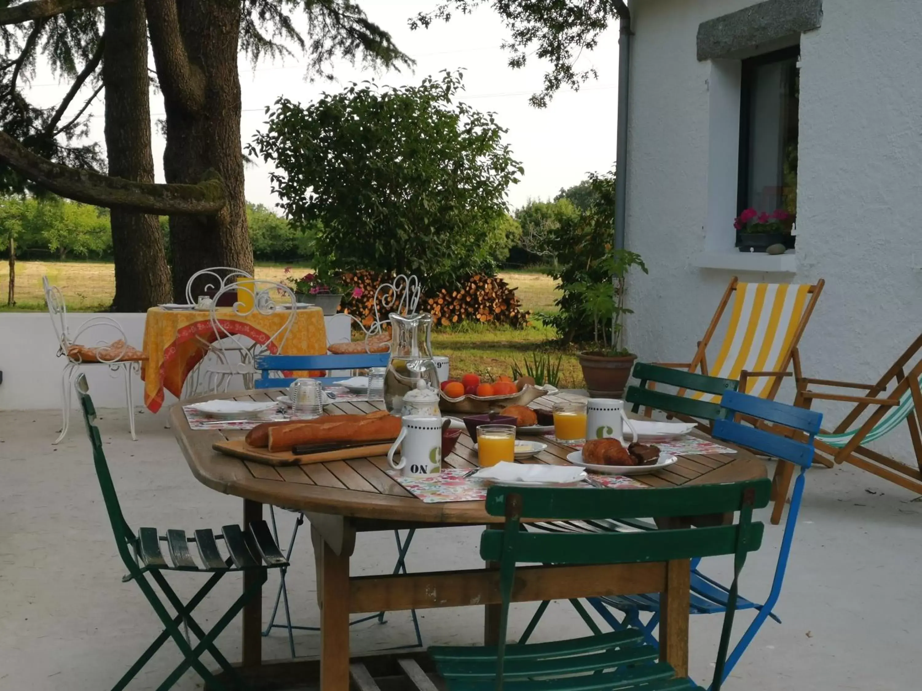 Patio in Le moulin de La Retardière