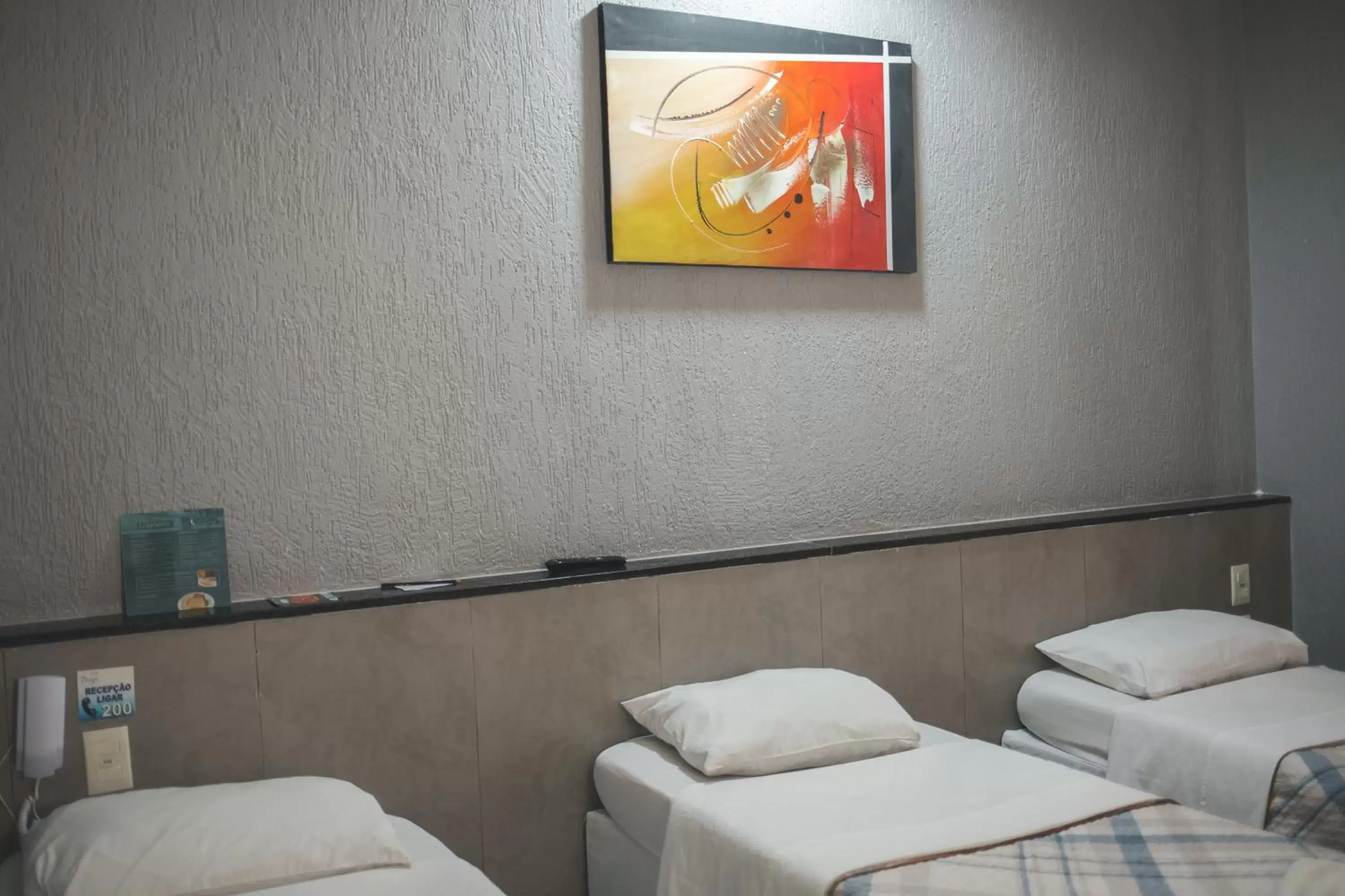 Bed in Hotel Plage Bed in Hotel Plage