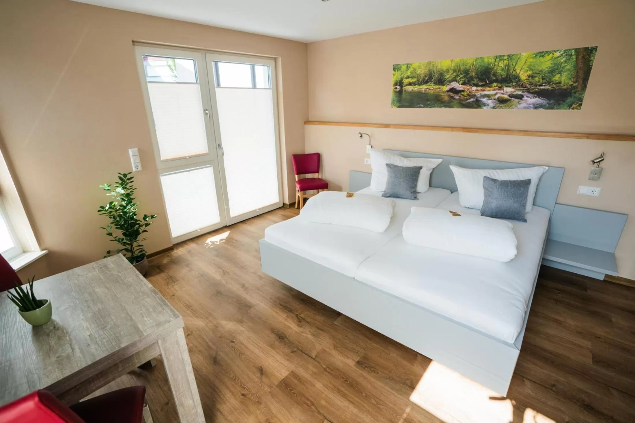 Bed in Burgers Hotel