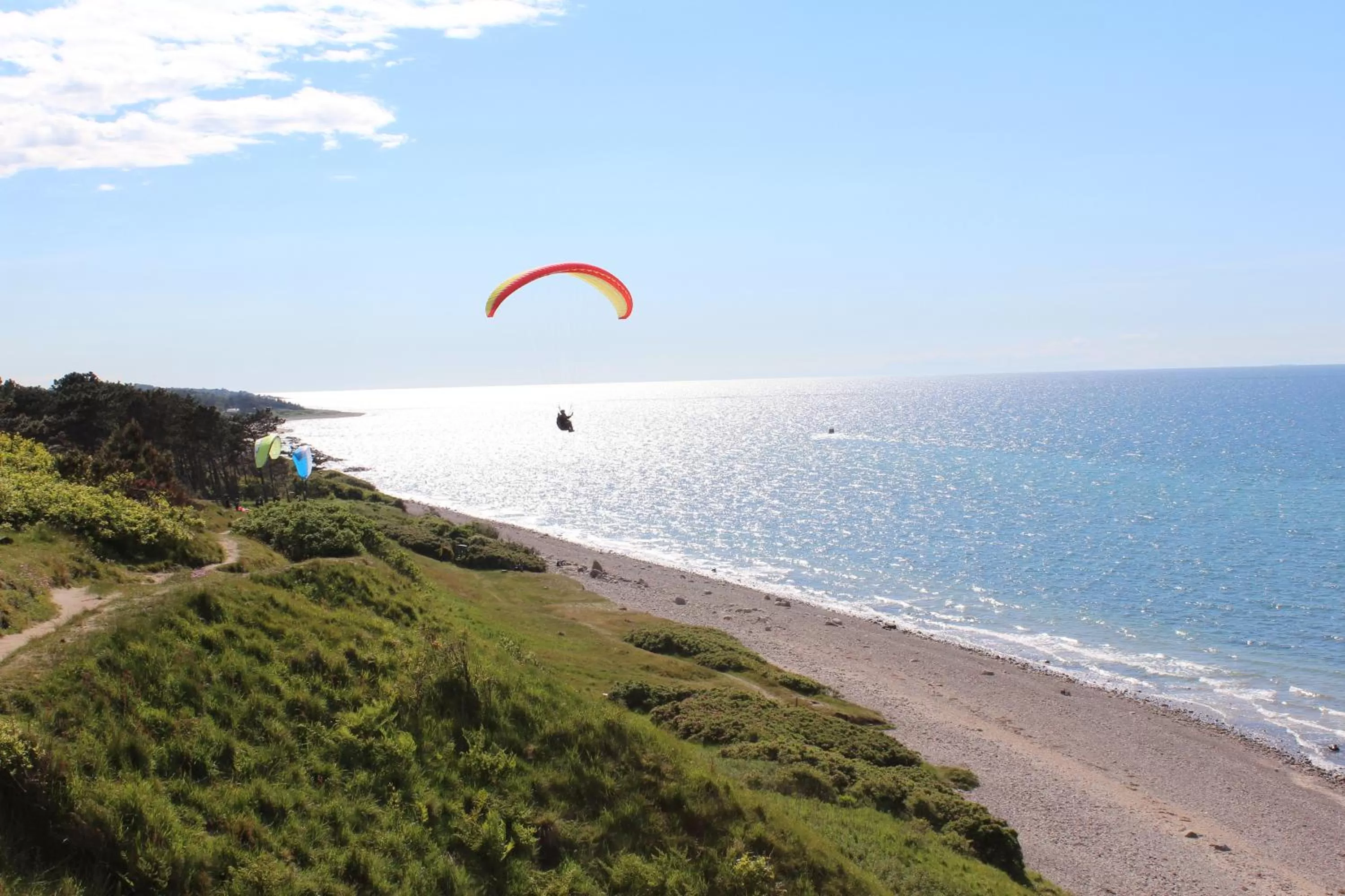 Beach in Kysthusene Gilleleje