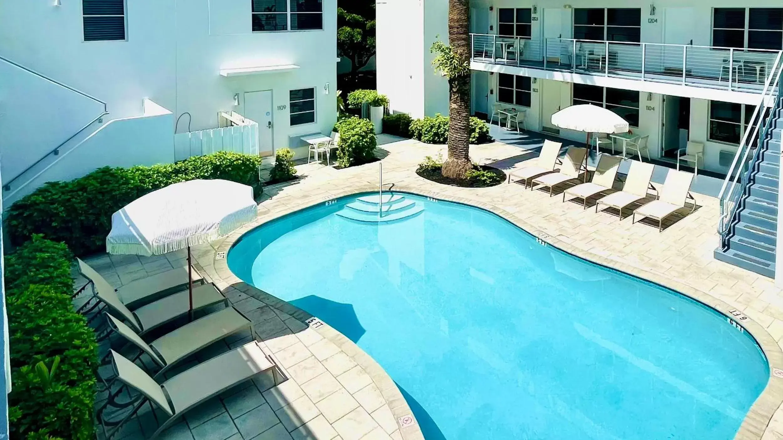 Pool View in Aqua Hotel