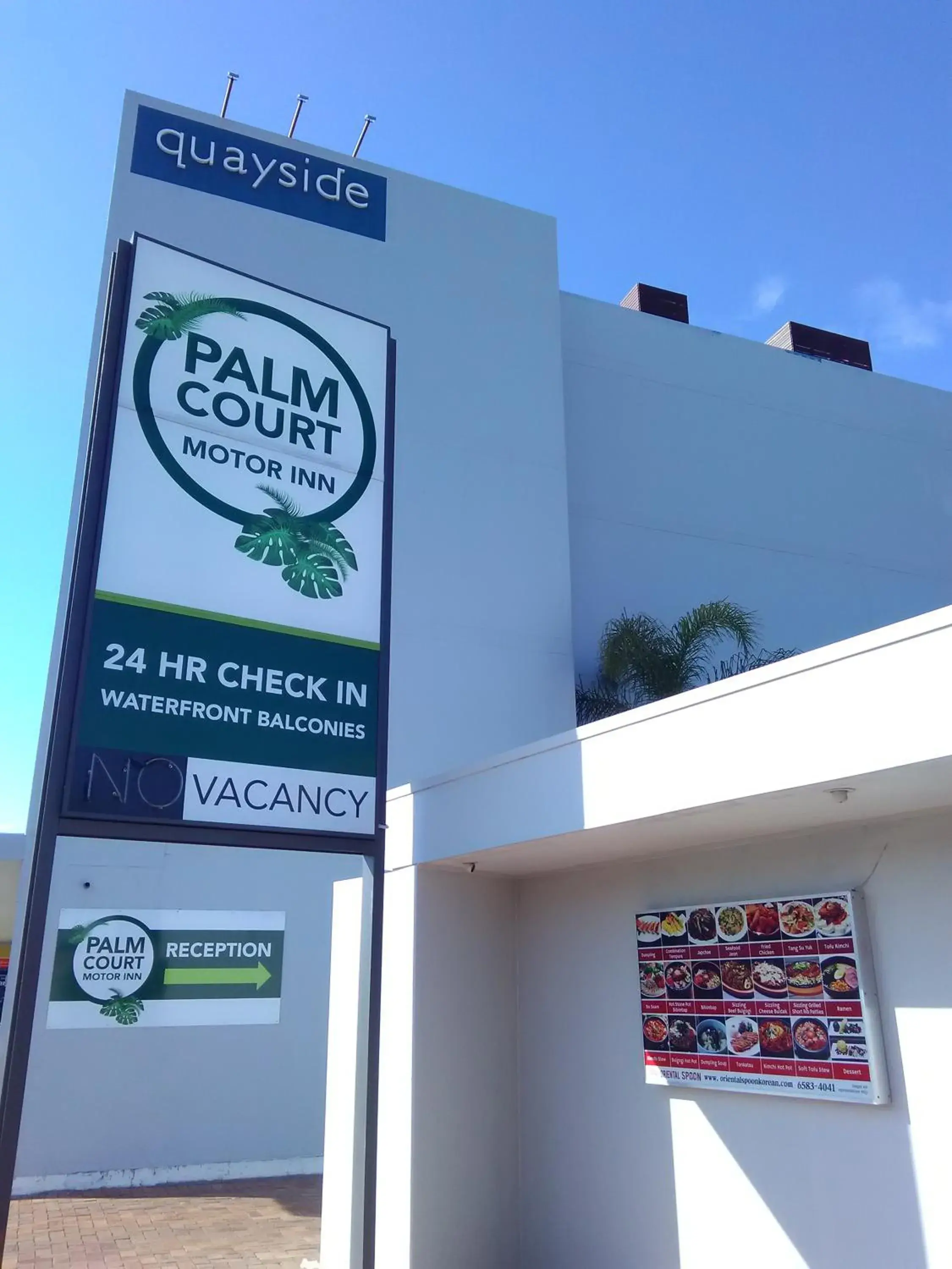 Property building in Palm Court Motor Inn