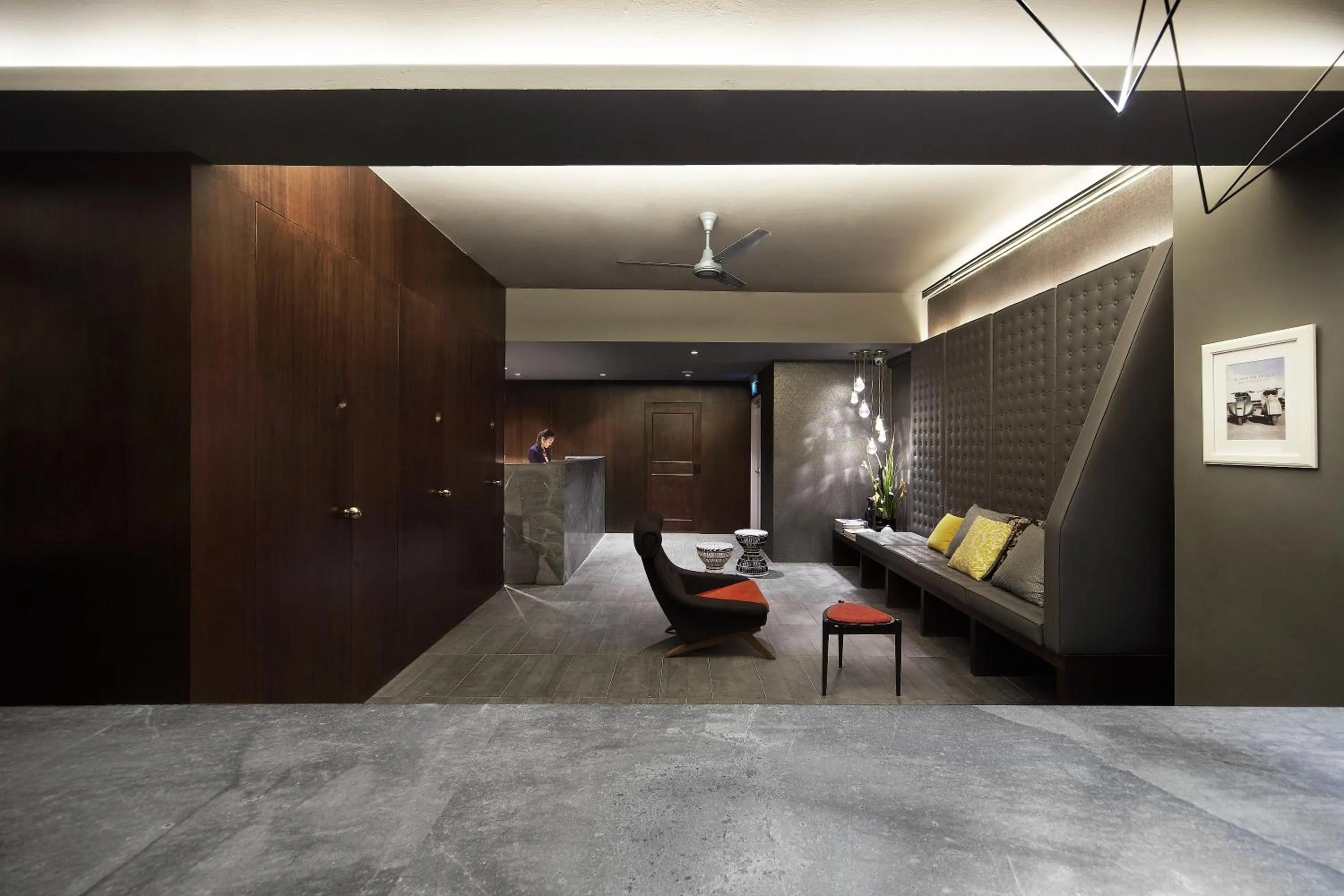 Lobby or reception in The Pod at Beach Road Boutique Capsule Hotel