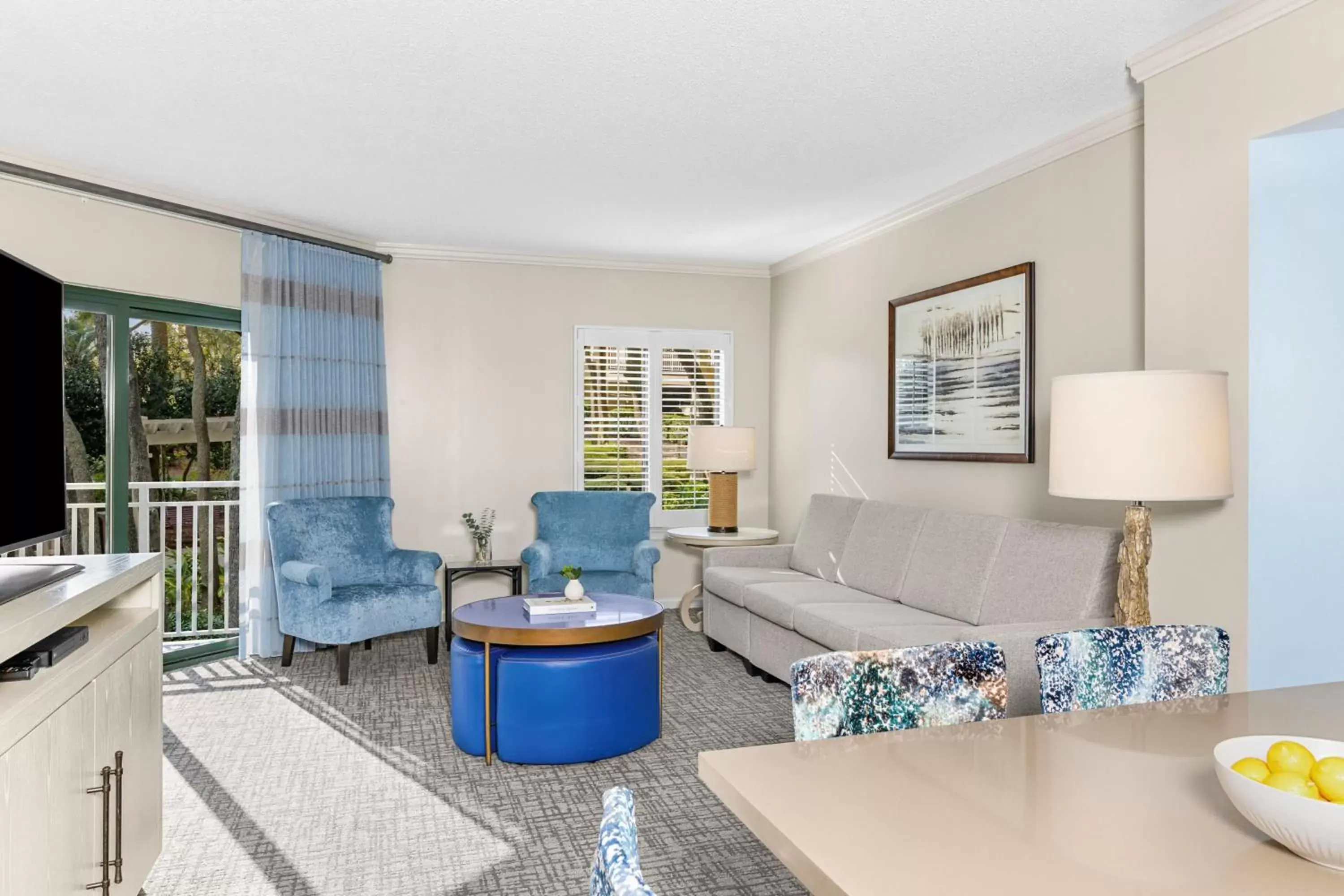 Living room, Seating Area in Marriott's Barony Beach Club