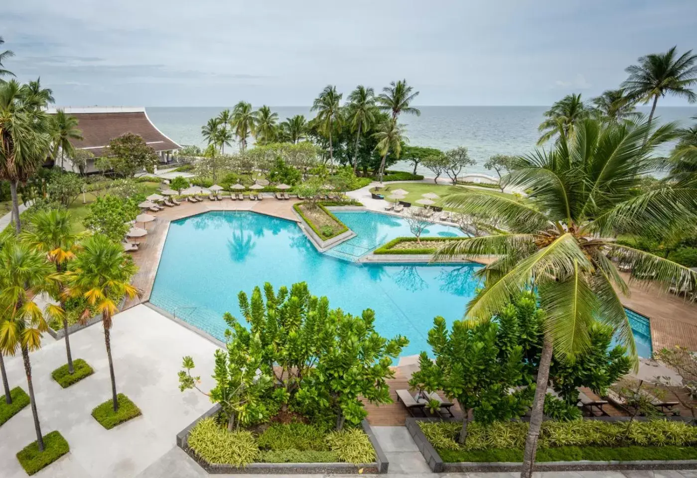 Bird's eye view, Pool View in The Regent Cha Am Beach Resort, Hua Hin