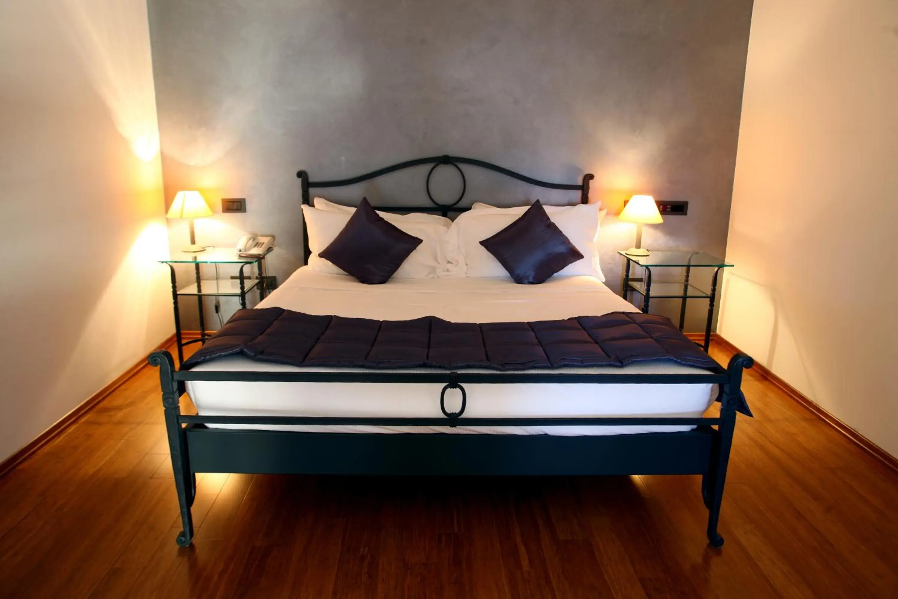 Bed in Hotel San Rocco