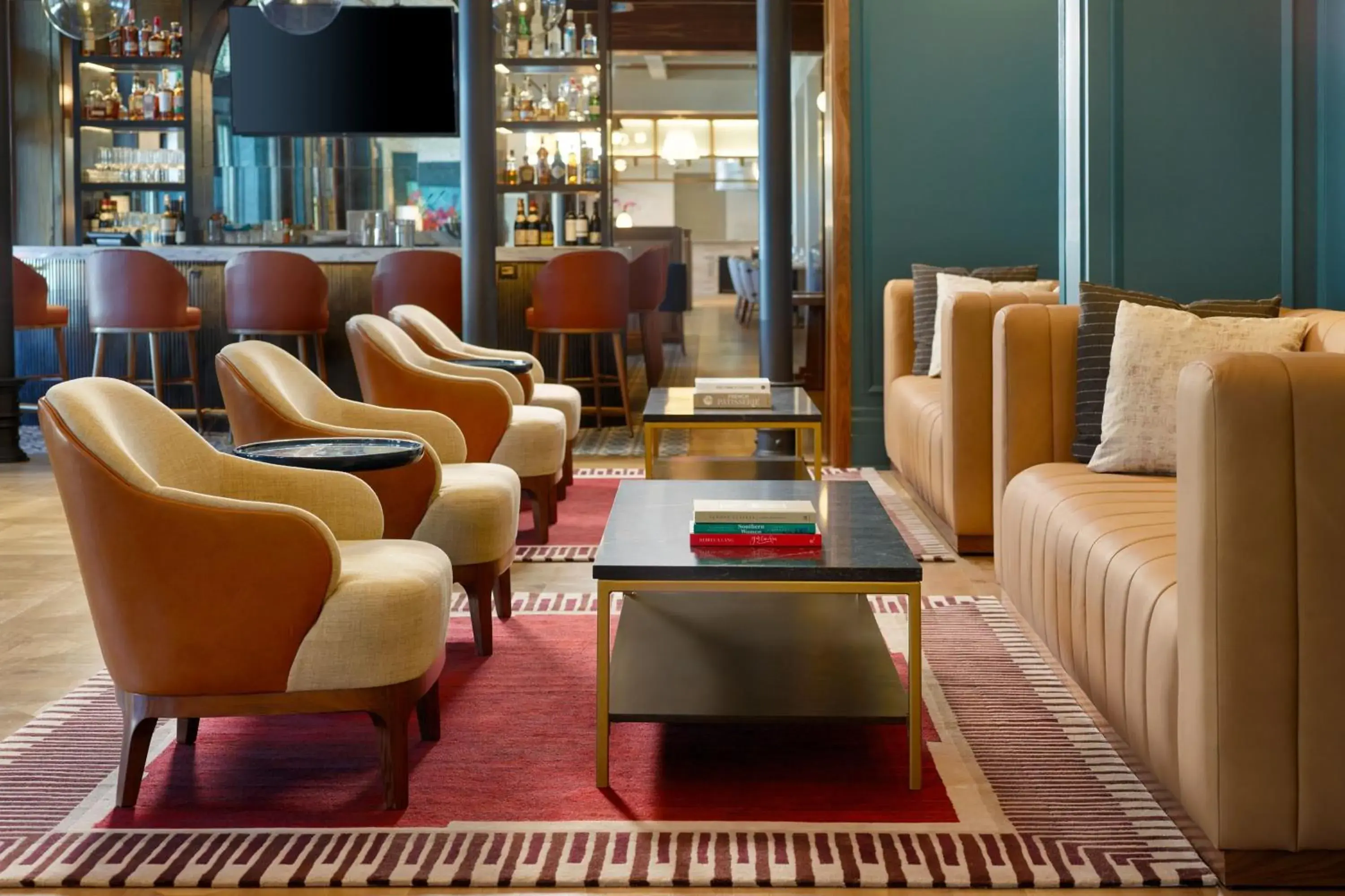 Lobby or reception, Lounge/Bar in The Alamite, Tuscaloosa, a Tribute Portfolio Hotel