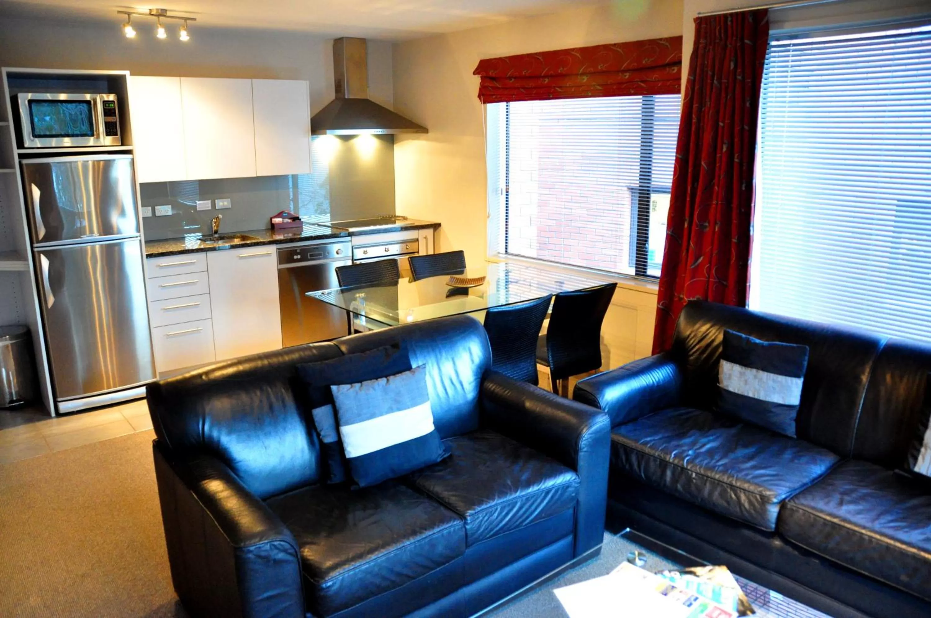 Living room in St James Apartments