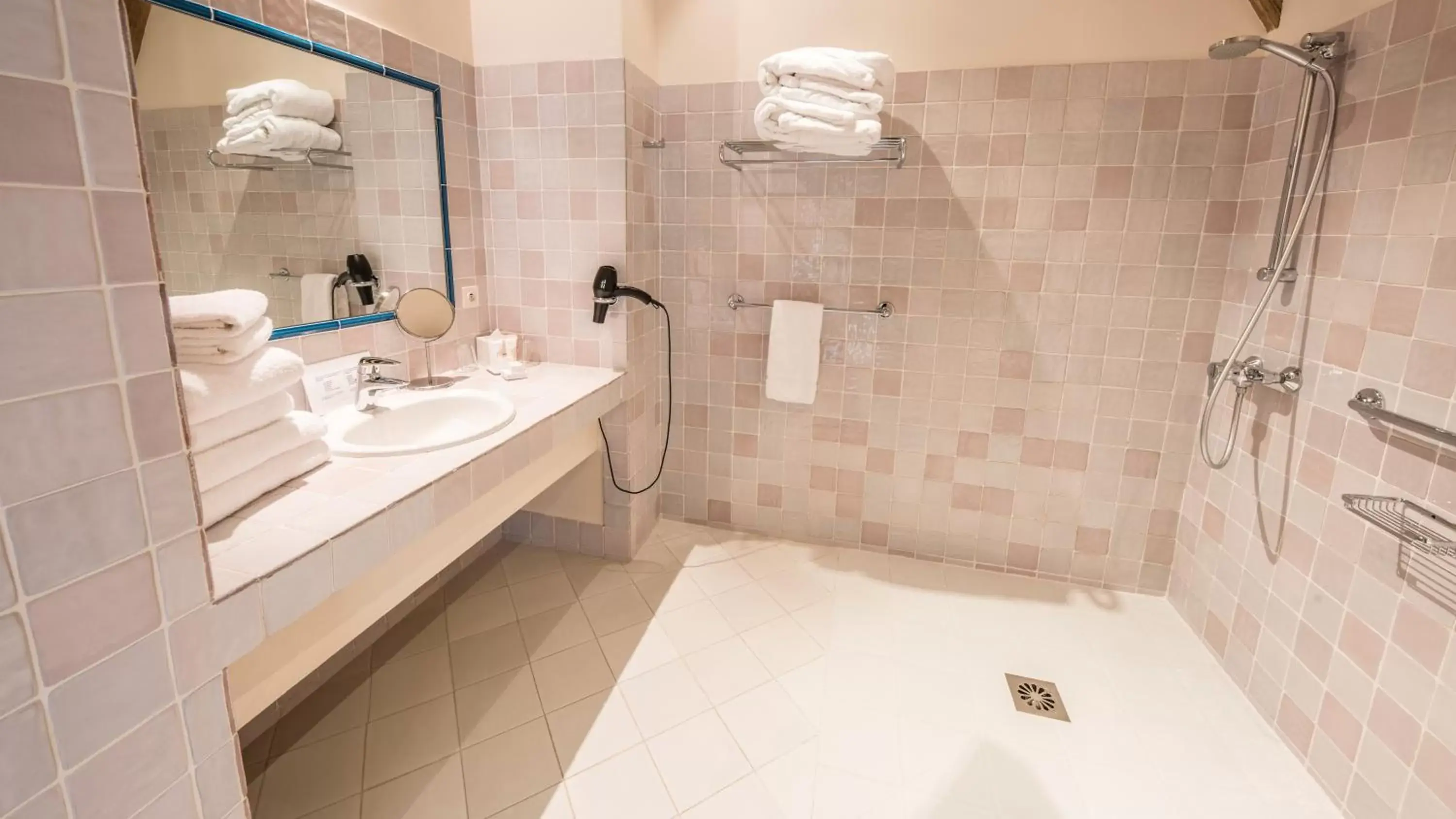 Shower, Bathroom in Le Champ des Oiseaux & Spa