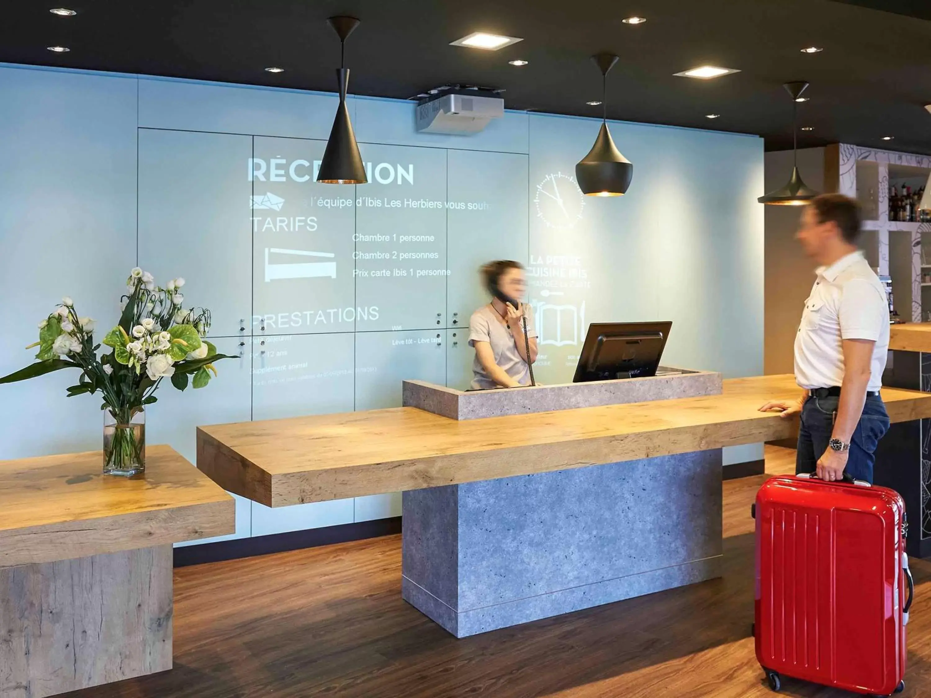 Property building, Lobby/Reception in ibis Les Herbiers