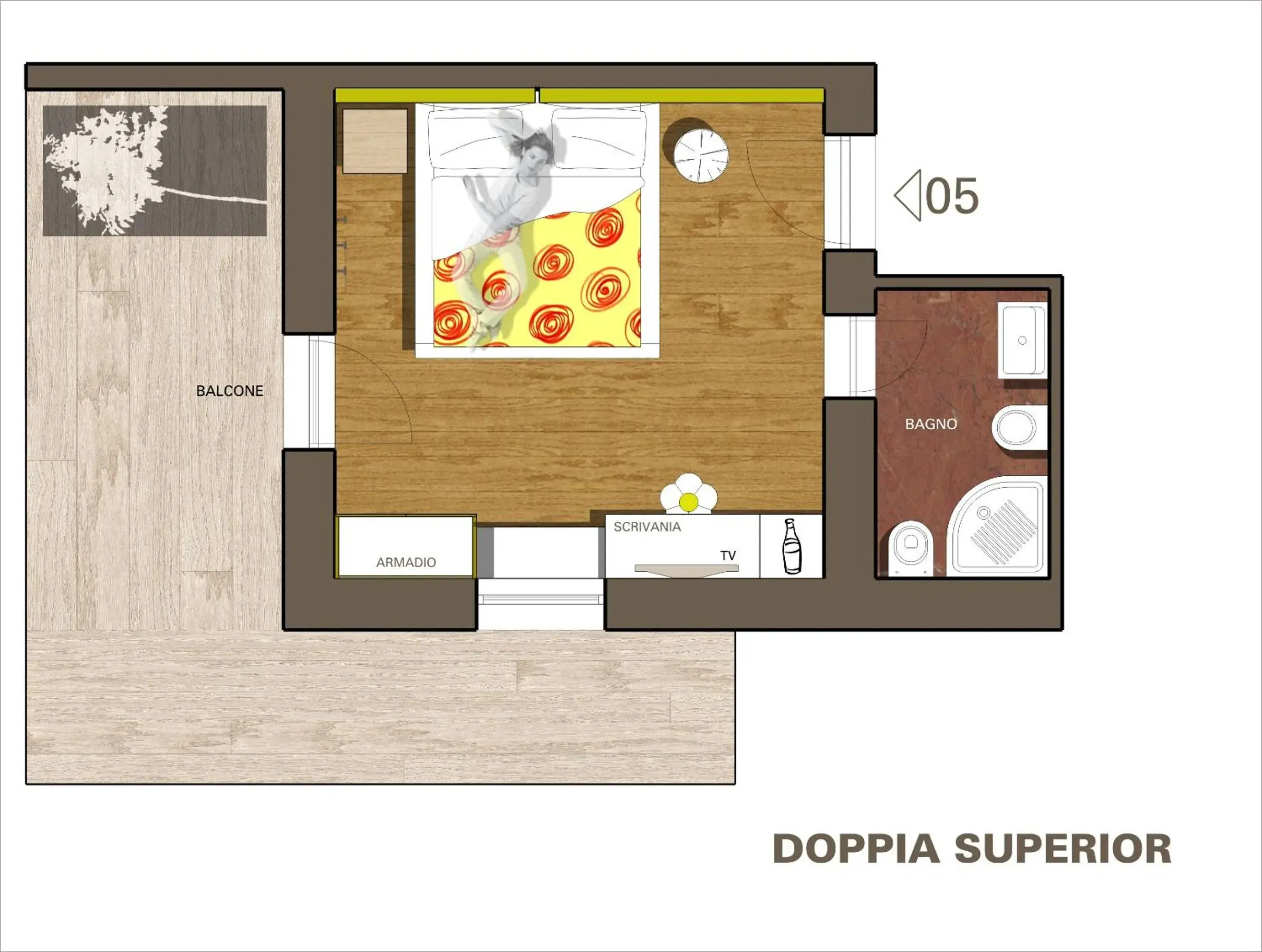 Floor Plan in Hotel Zirmes