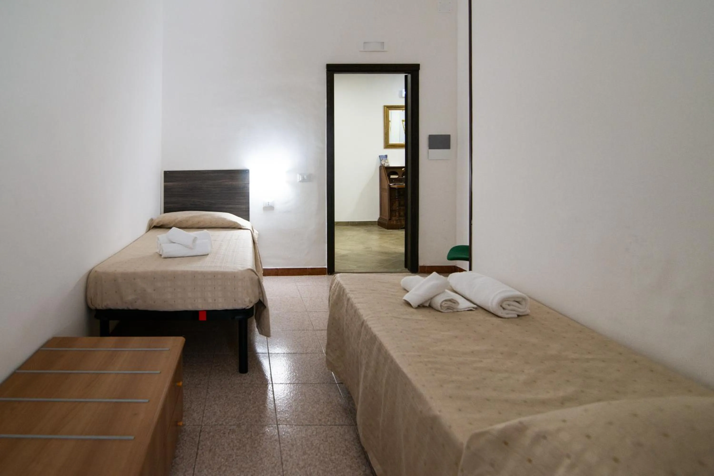 Bed in Hotel Virgilio