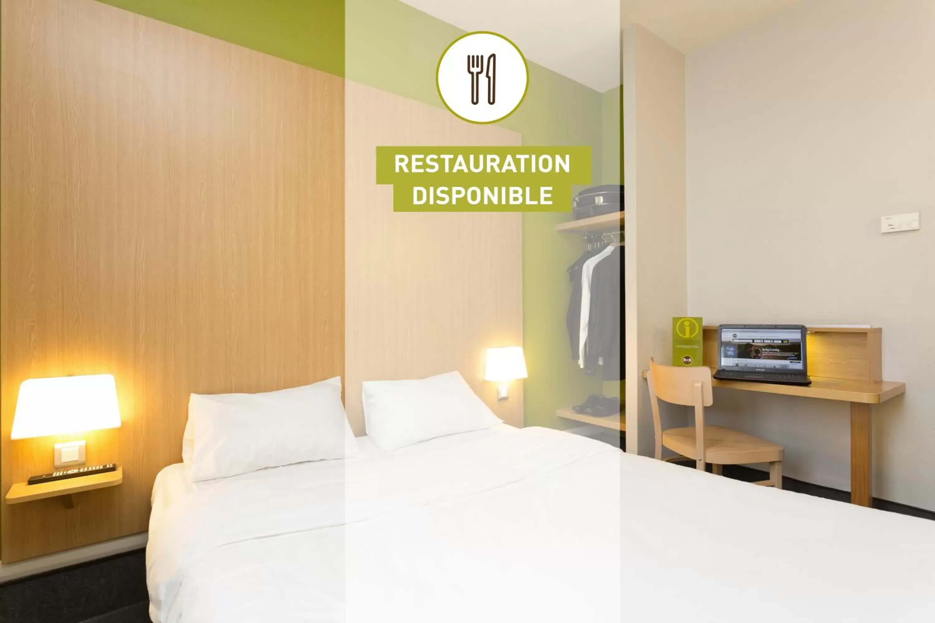 Food and drinks in B&B HOTEL Cholet Sud