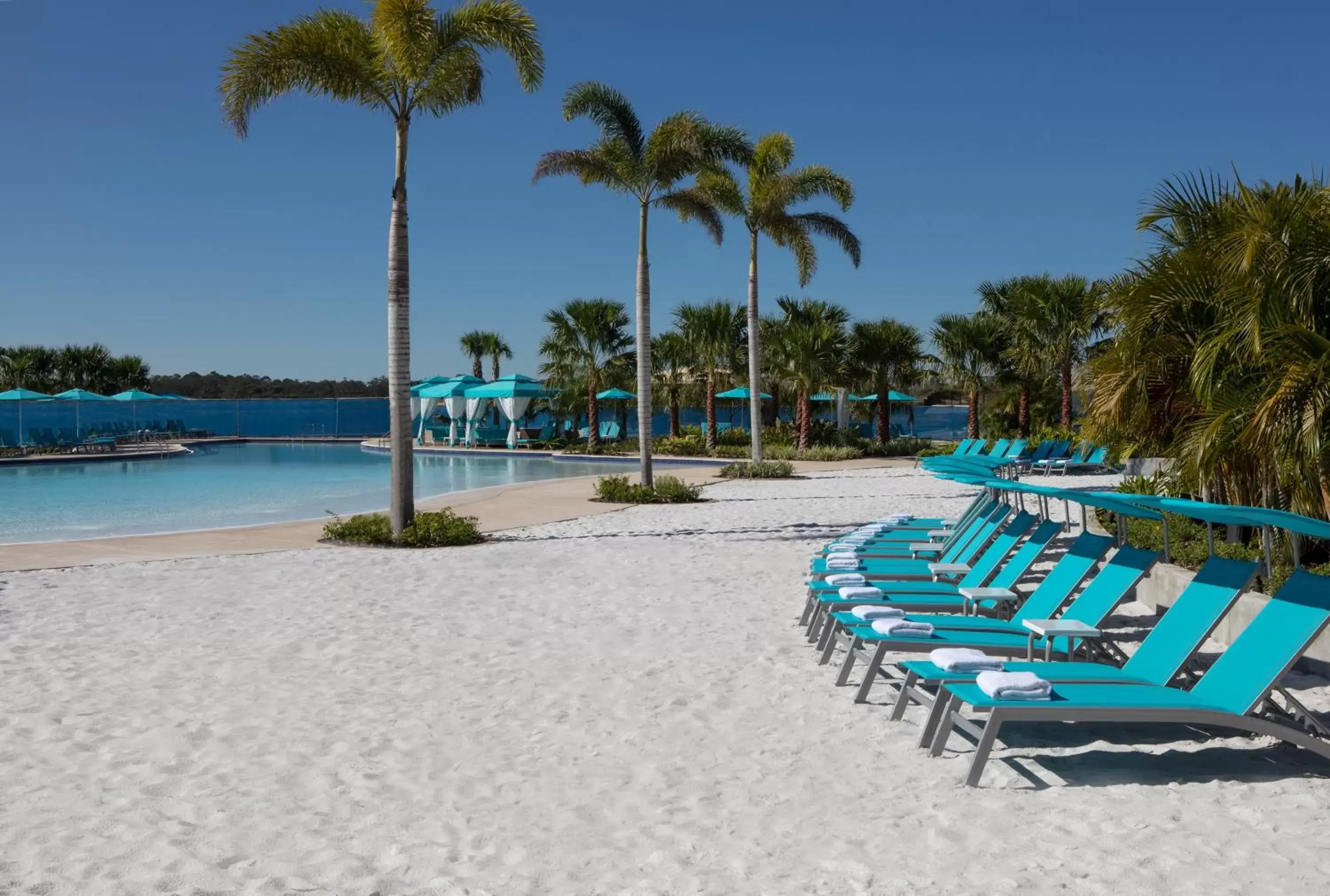 Swimming pool, Beach in Margaritaville Resort Orlando