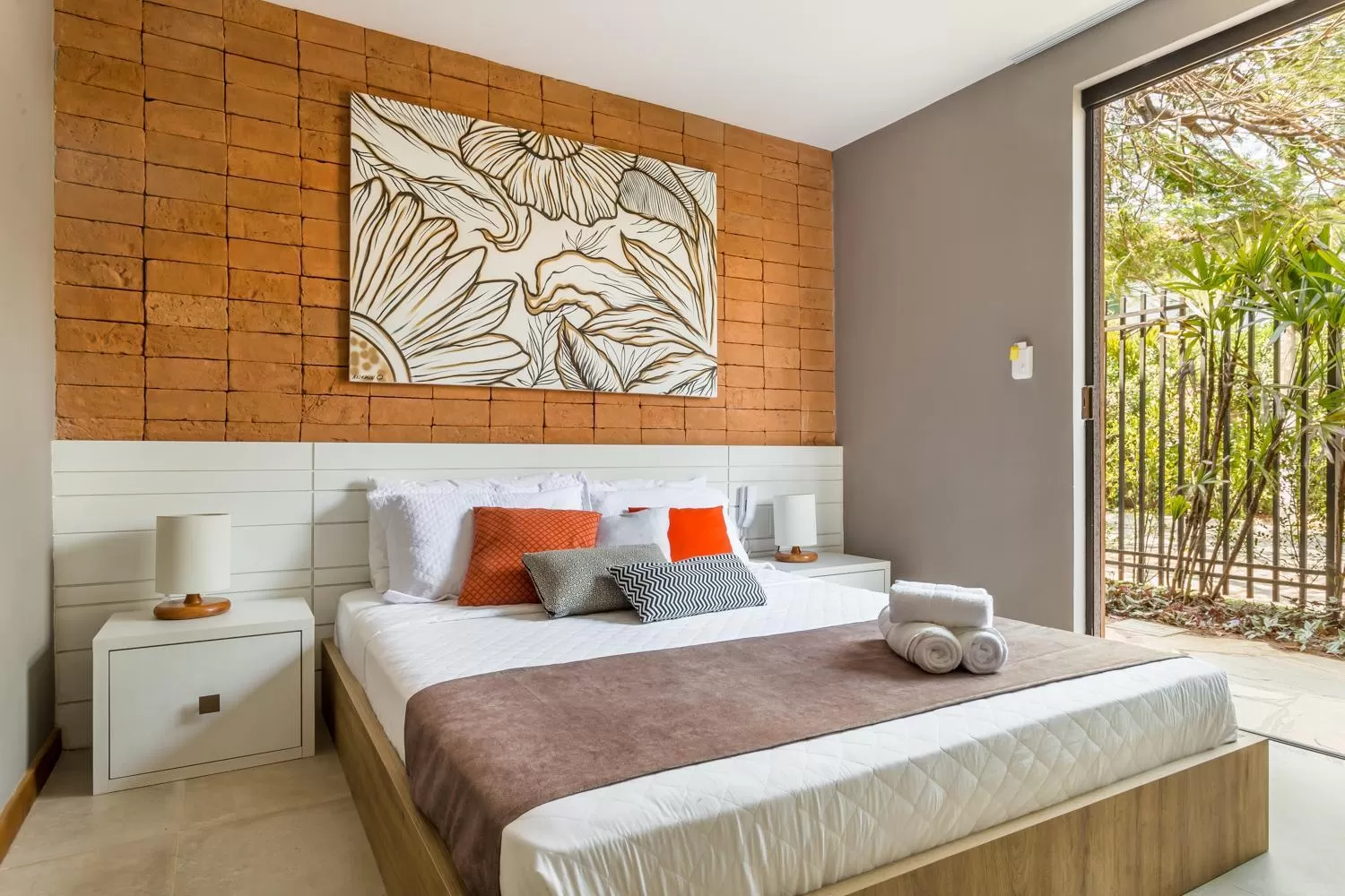 Bed in Bravo Pousada Design