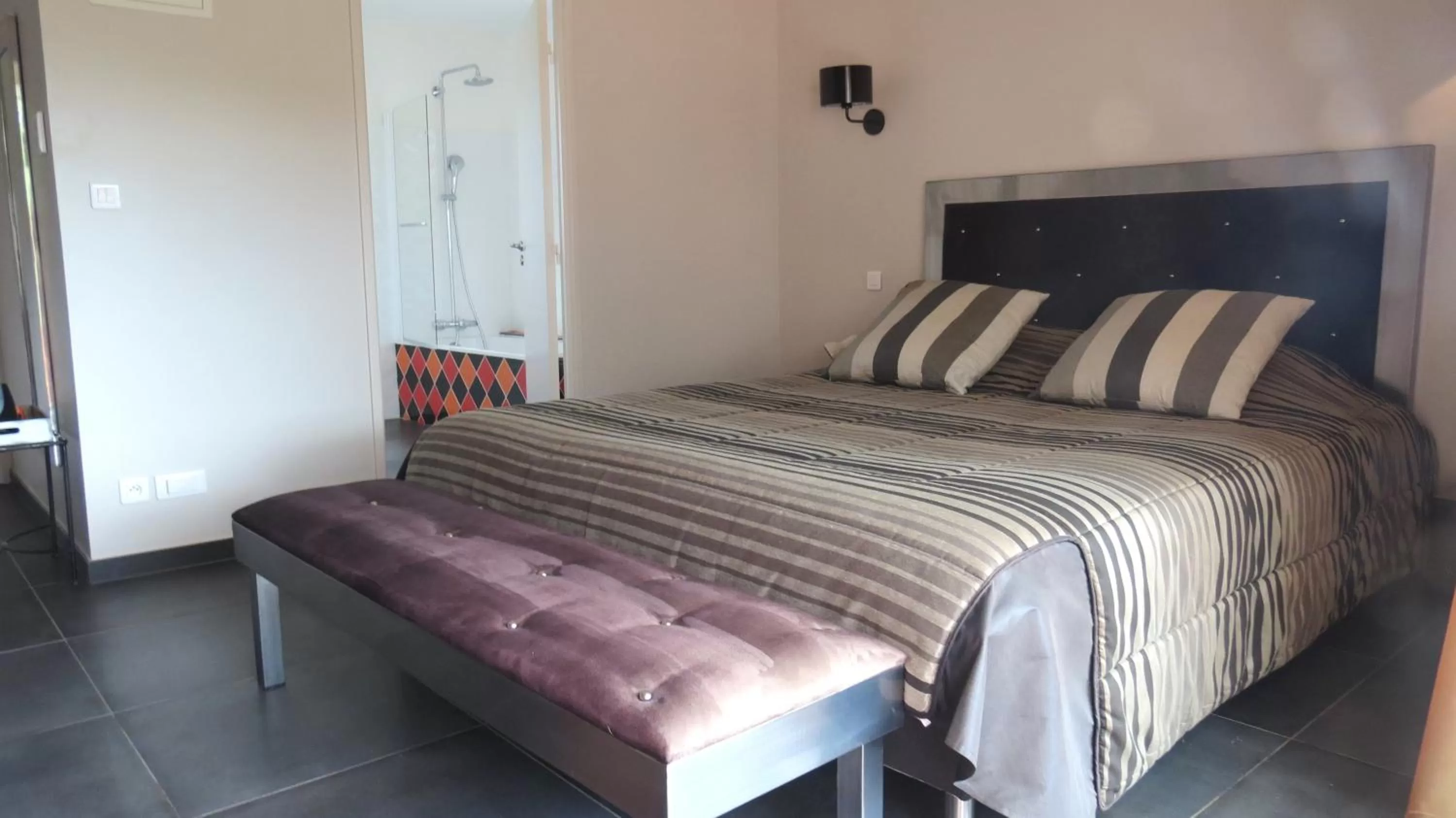 Bedroom, Bed in Le Mas du Lingousto