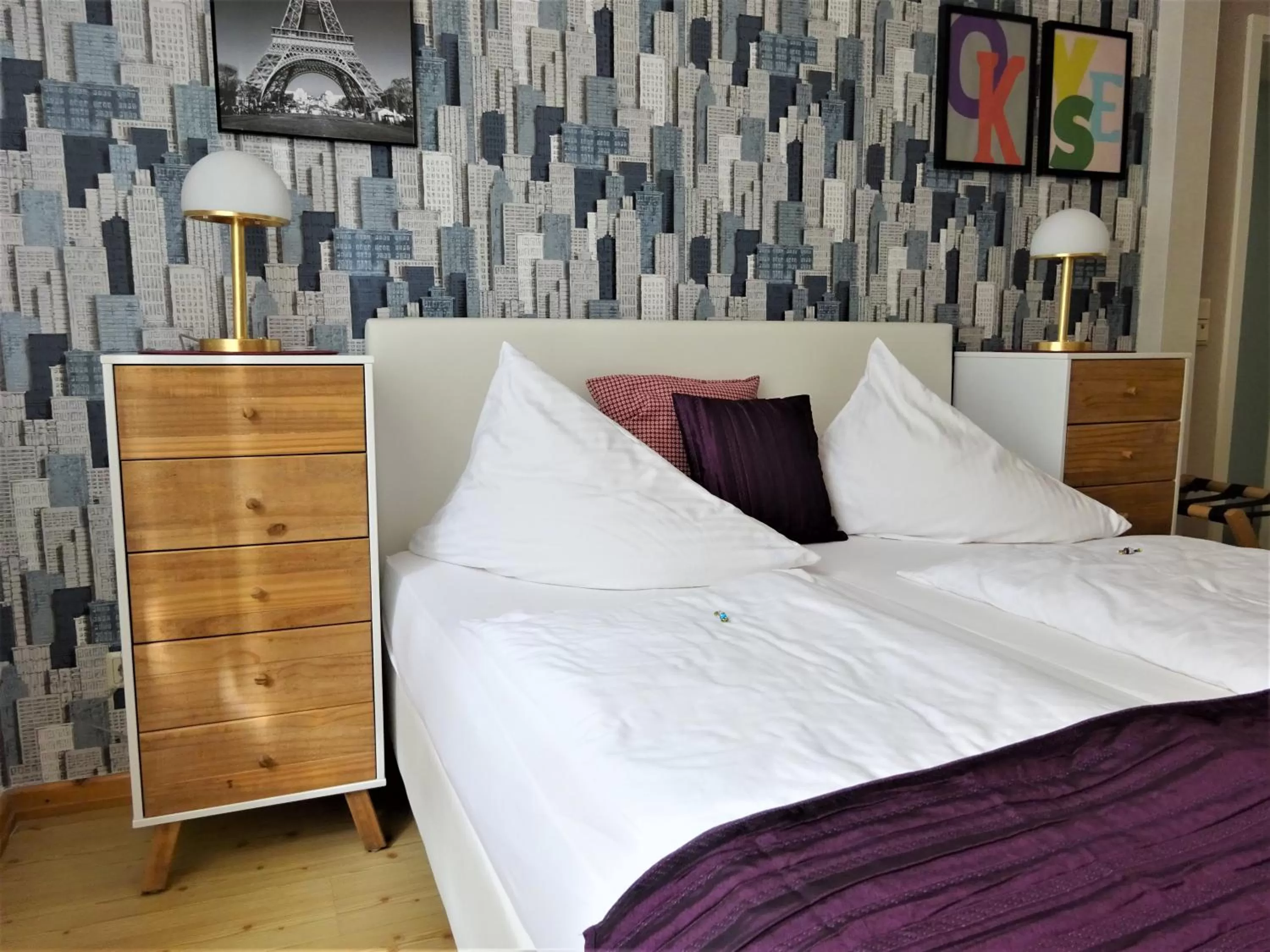 Bed in Hotel Pension Zur Fährbrücke