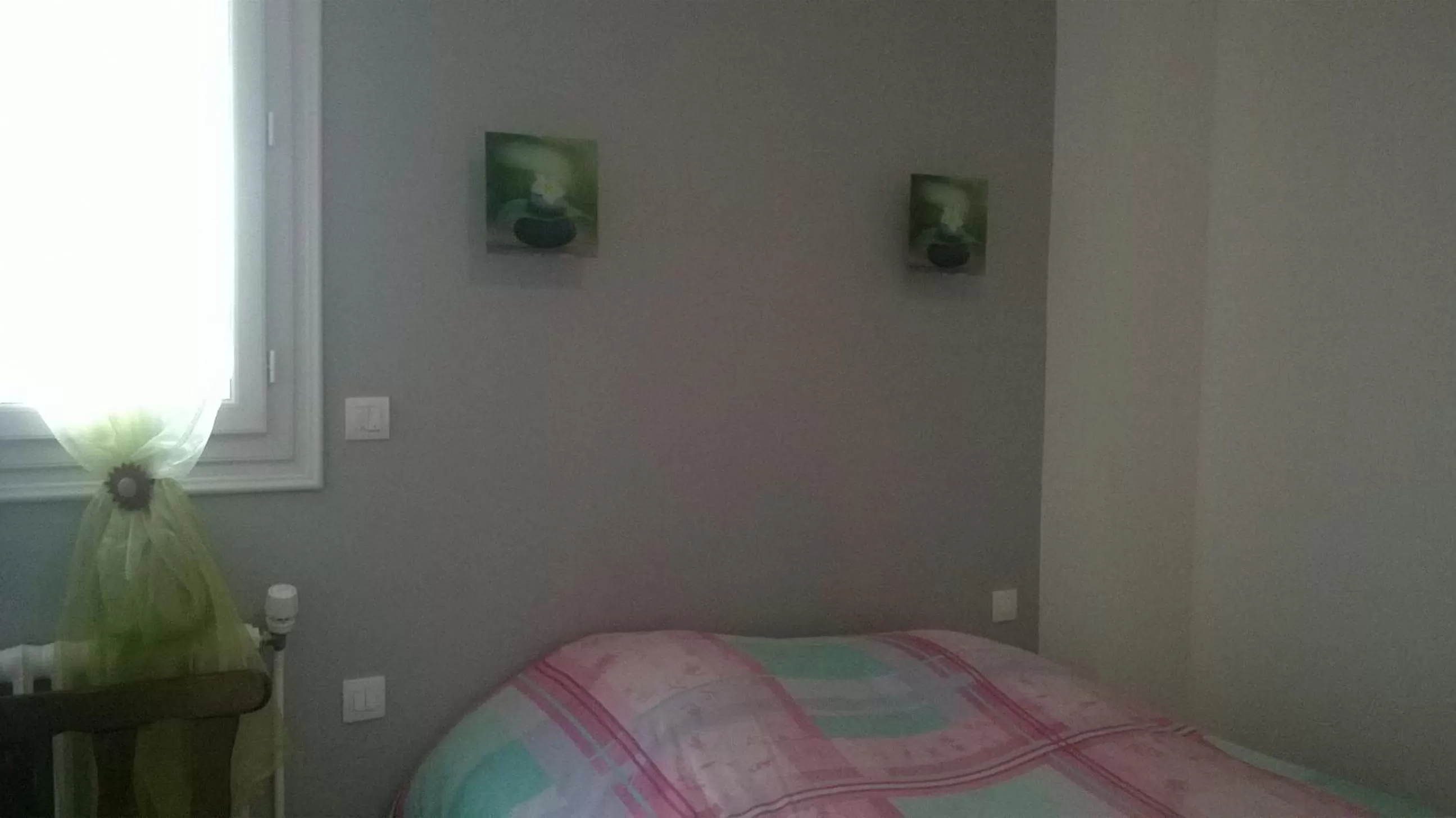 Bed in Hotel Tyblomen