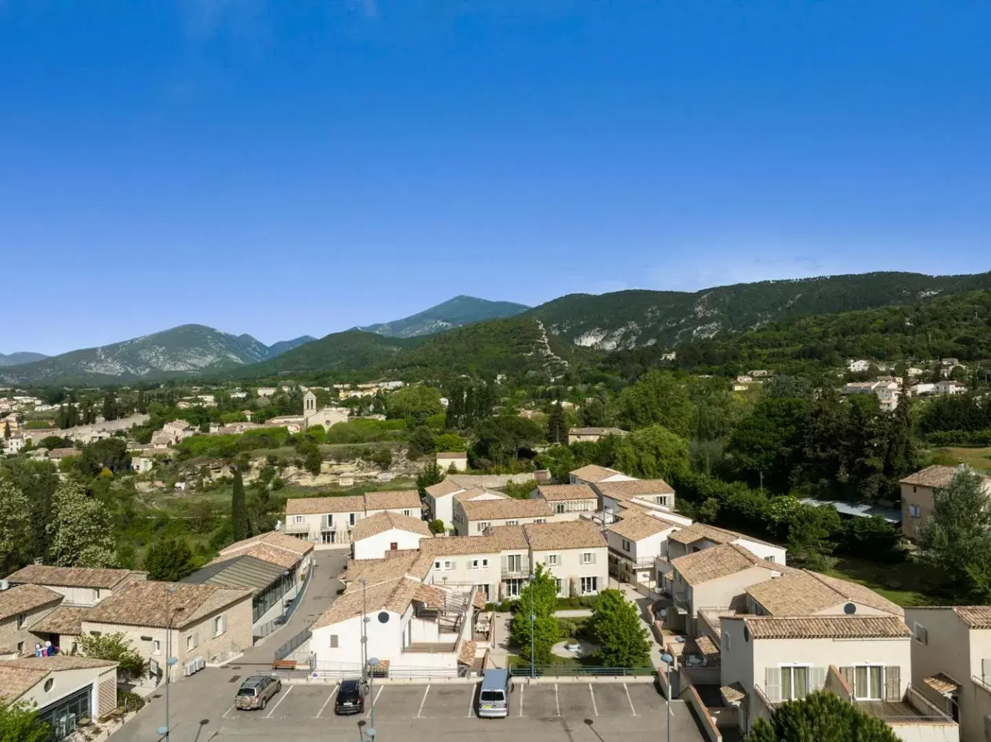 Bird's-eye View in Garden & City Mont-Ventoux Malaucène