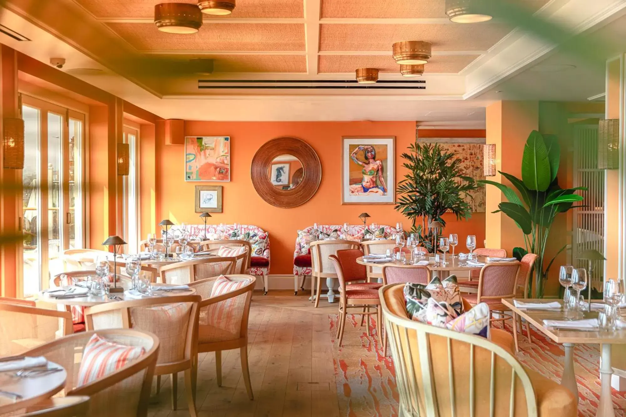 Dining area, Restaurant/Places to Eat in Roslin Beach Hotel