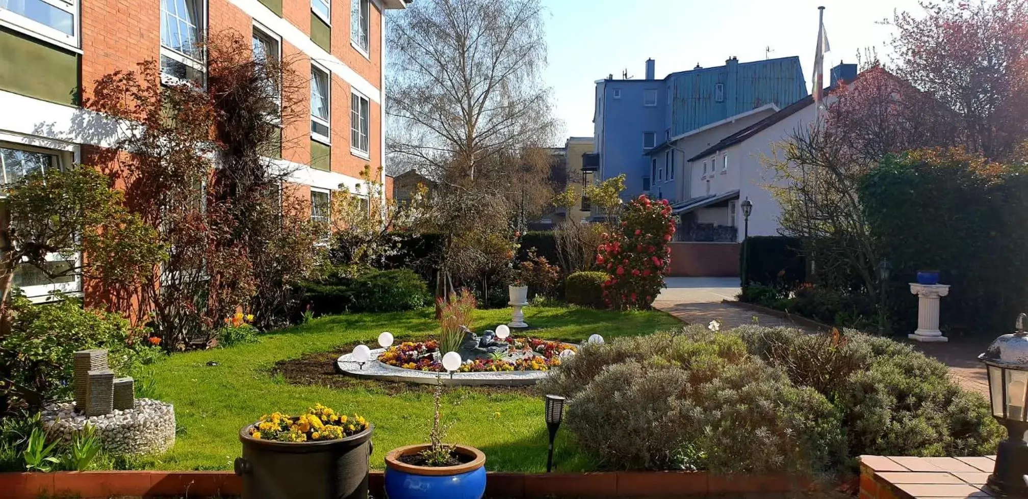 Garden in Hotel Drei Kronen Elmshorn