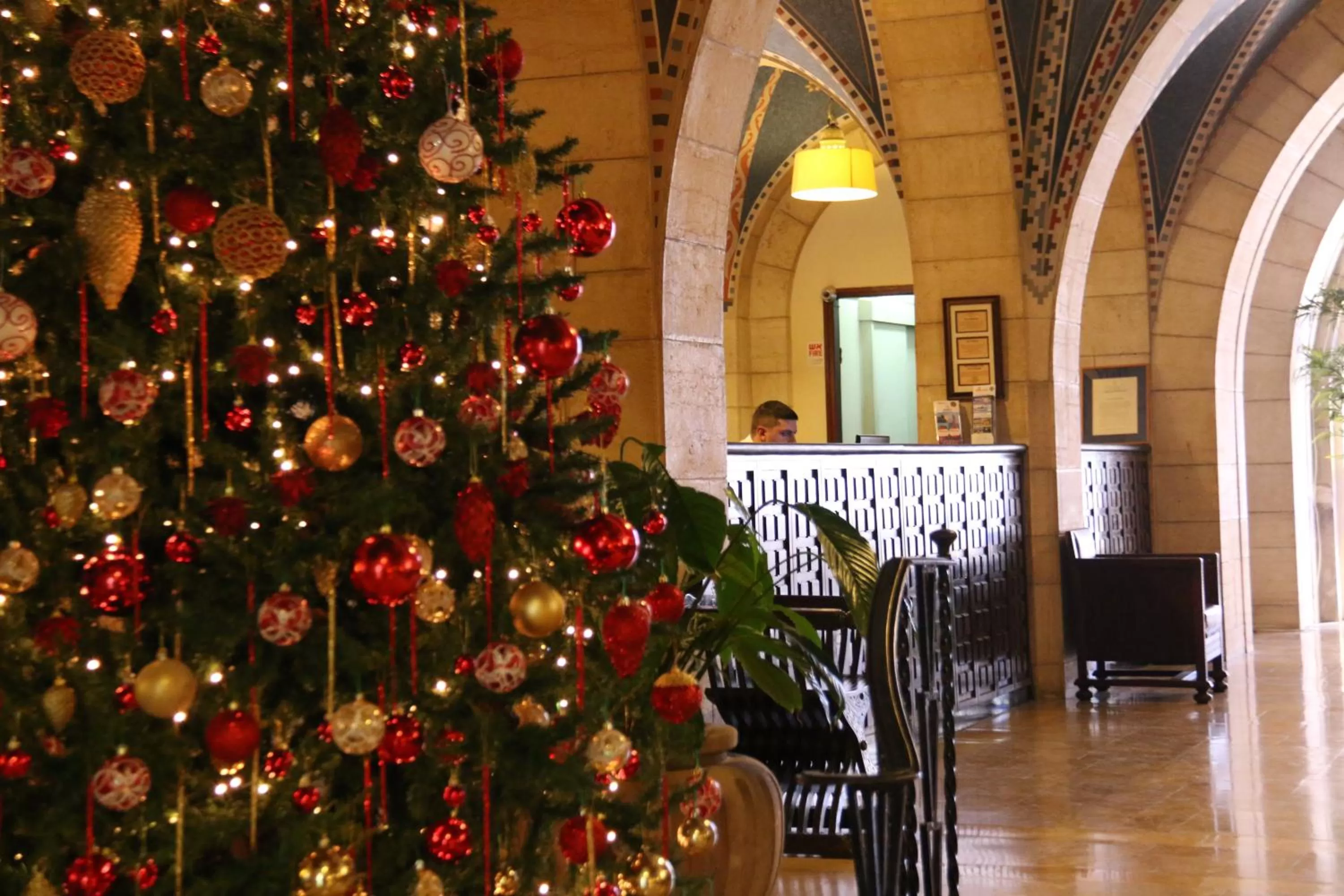 Lobby or reception in YMCA Three Arches Hotel