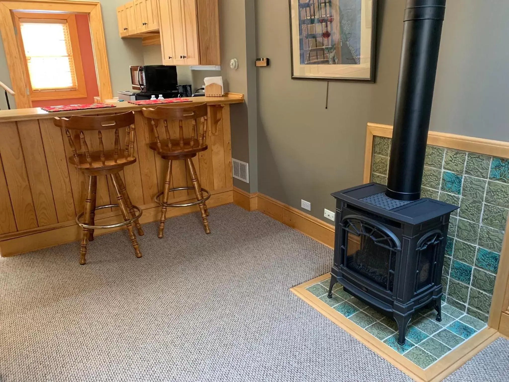 Seating Area in Abe's Spring Street Guest House