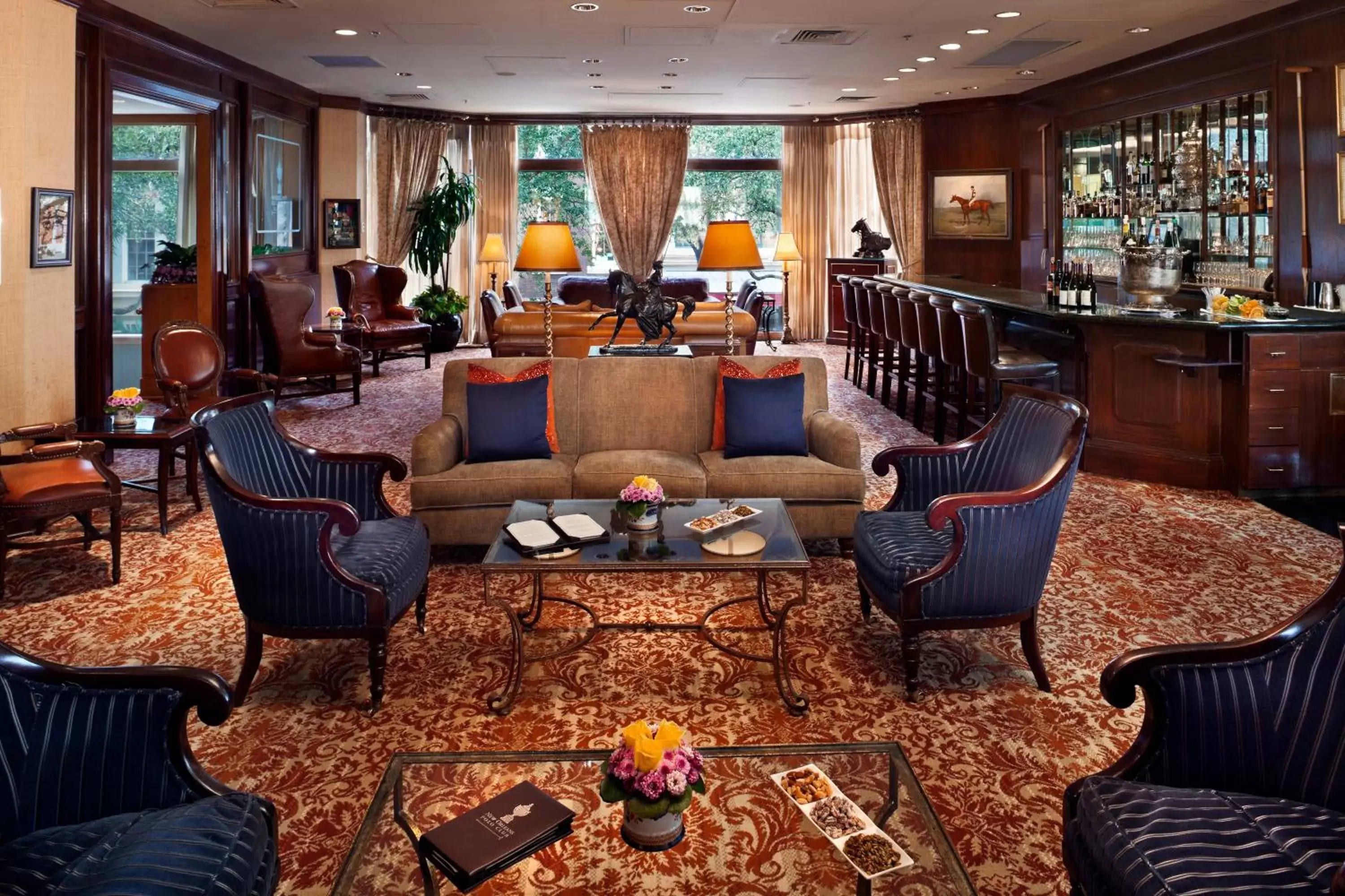 Lounge or bar in The Windsor Court Lounge or bar in The Windsor Court