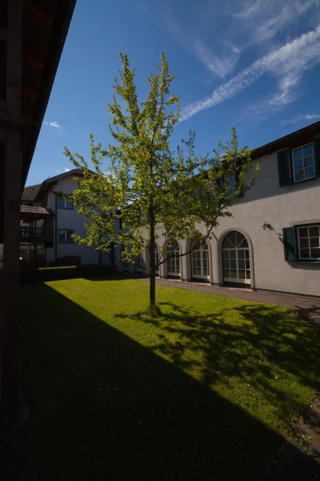 Patio, Property Building in Hotel Gasthof Mostwastl