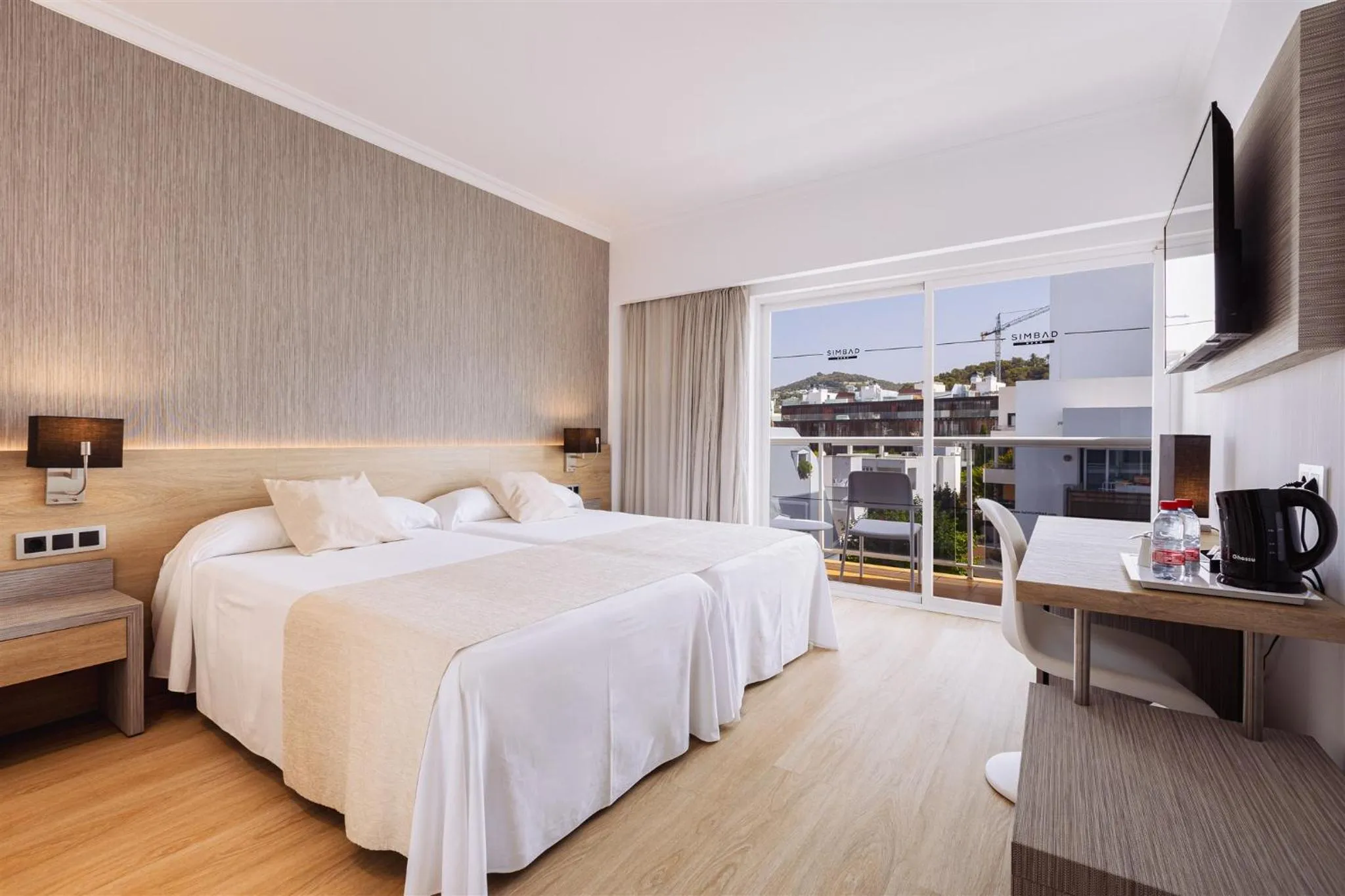 Bed in Hotel Simbad Ibiza