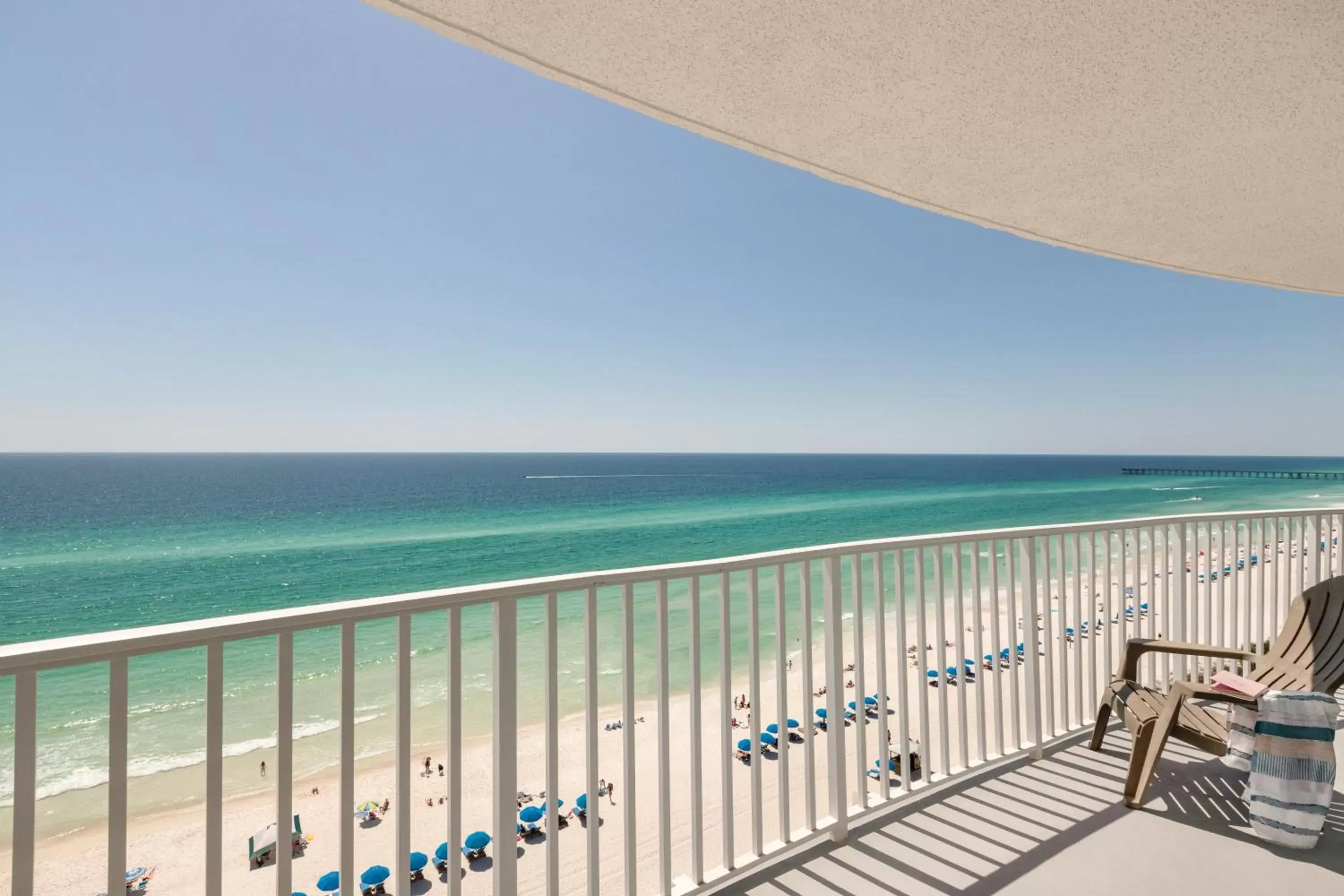 Balcony/Terrace, Sea View in Radisson Hotel Panama City Beach - Oceanfront