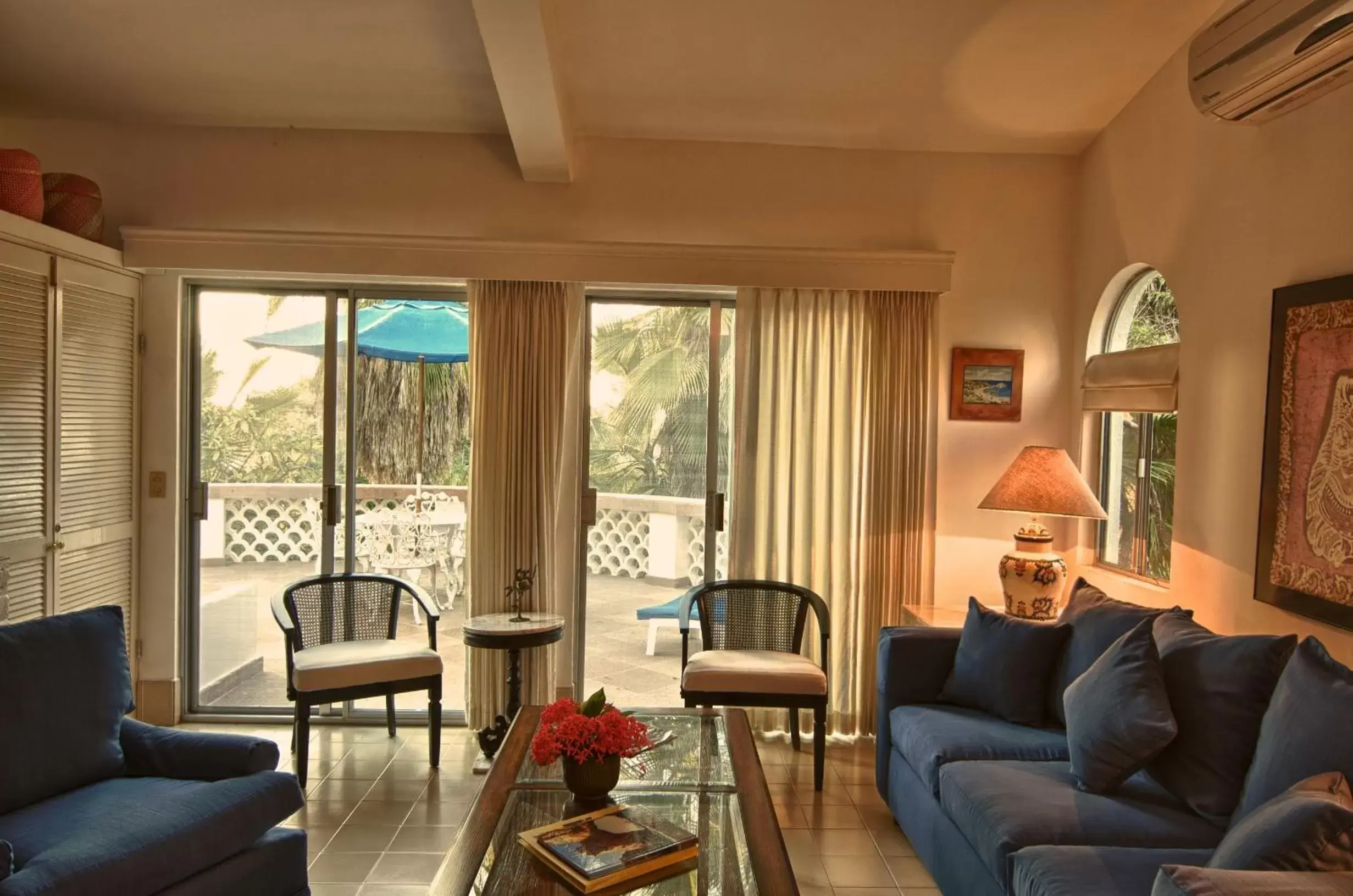 Living room, Seating Area in Hacienda Todos Los Santos