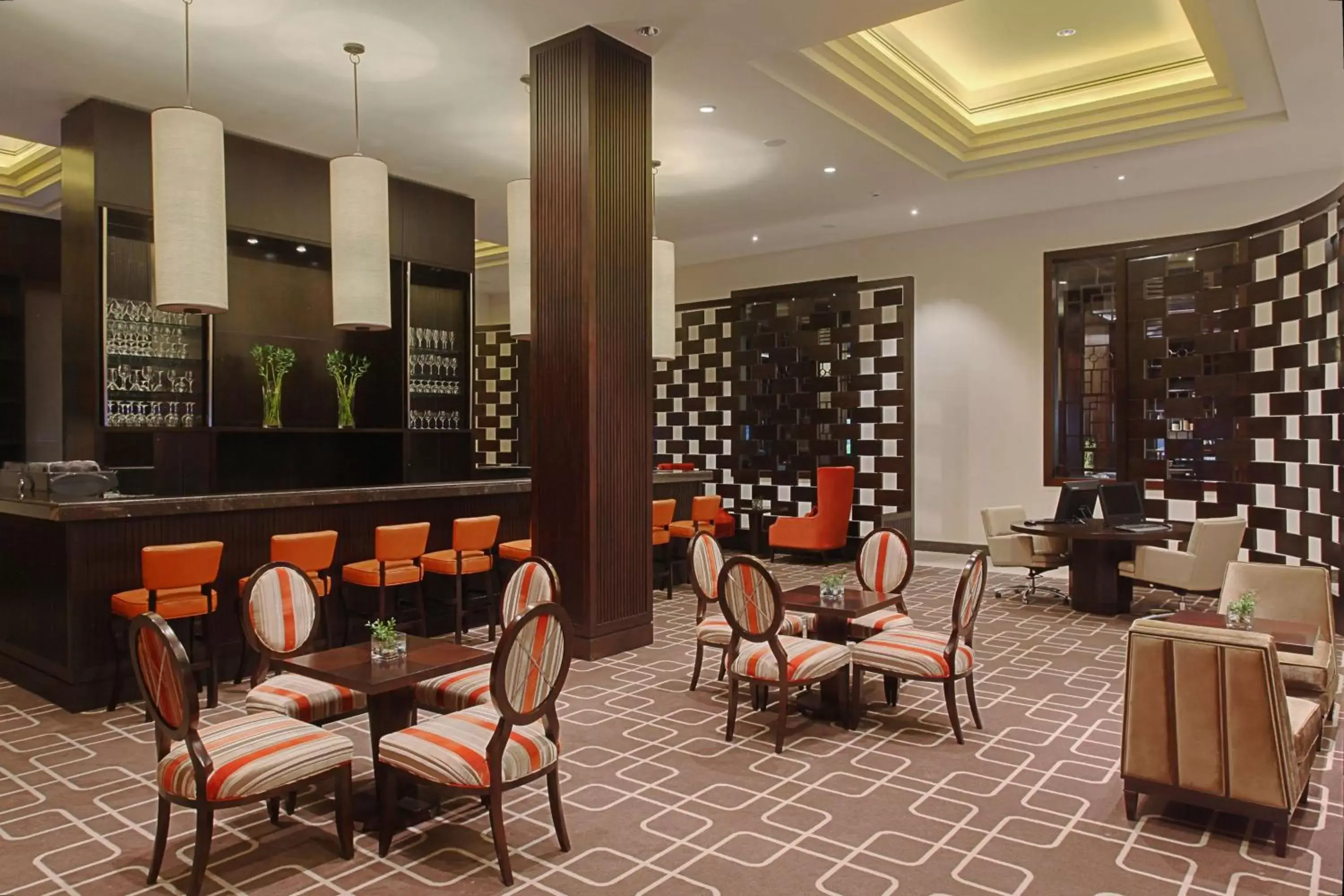 Lobby or reception, Restaurant/Places to Eat in Hilton Dushanbe