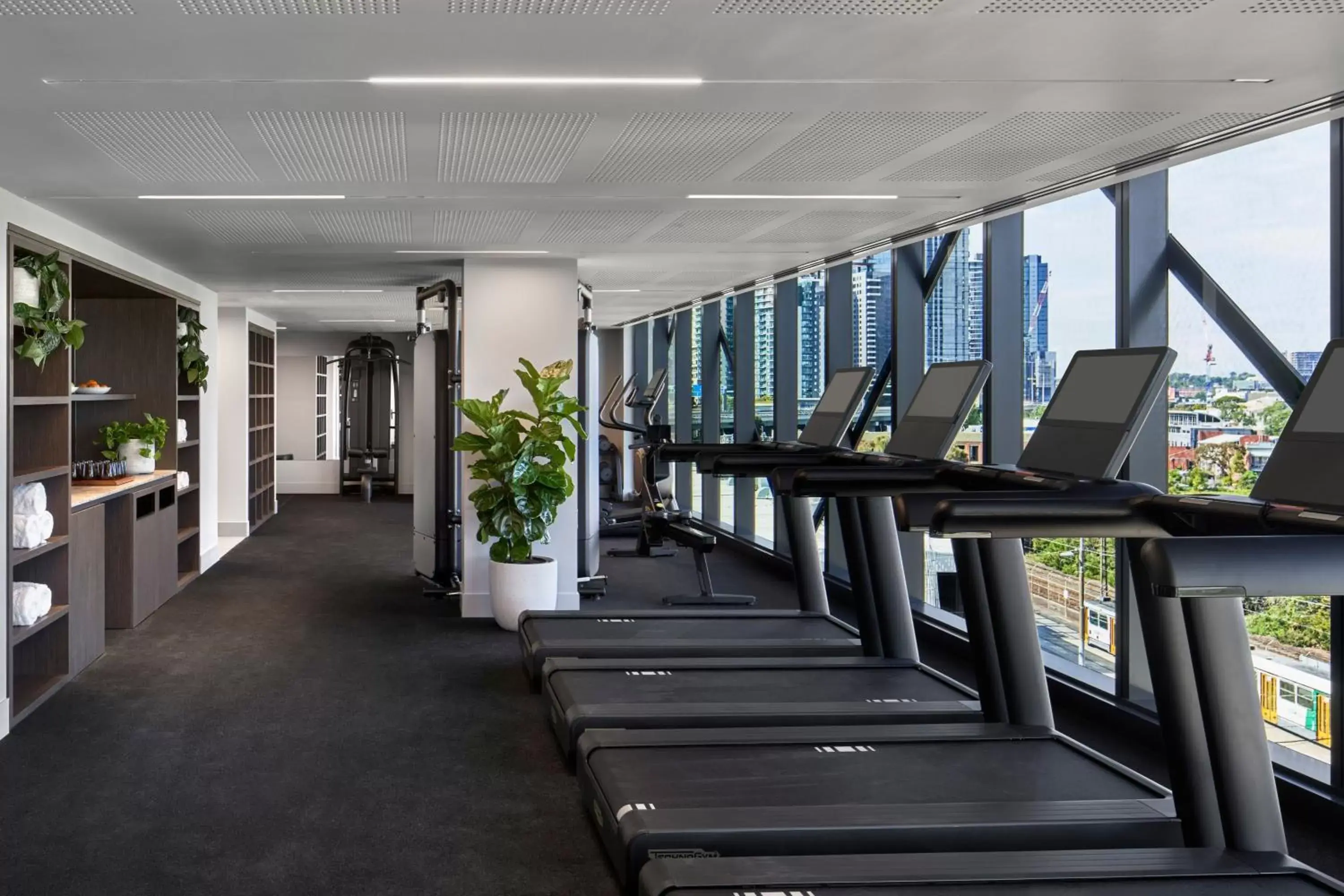 Fitness centre/facilities in AC Hotel by Marriott Melbourne Southbank