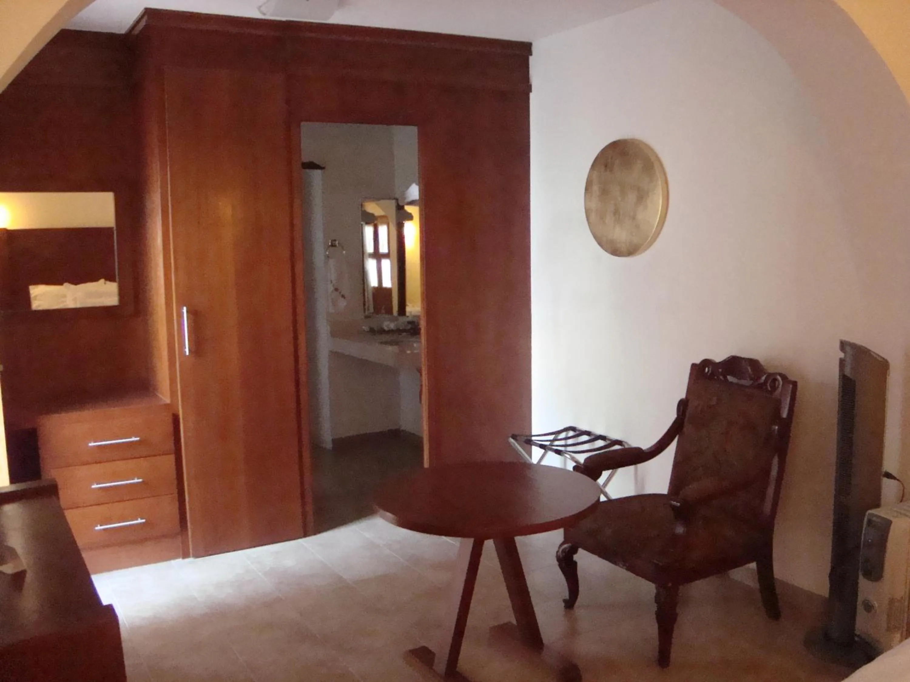 Seating area in El Serafin Hotel Boutique