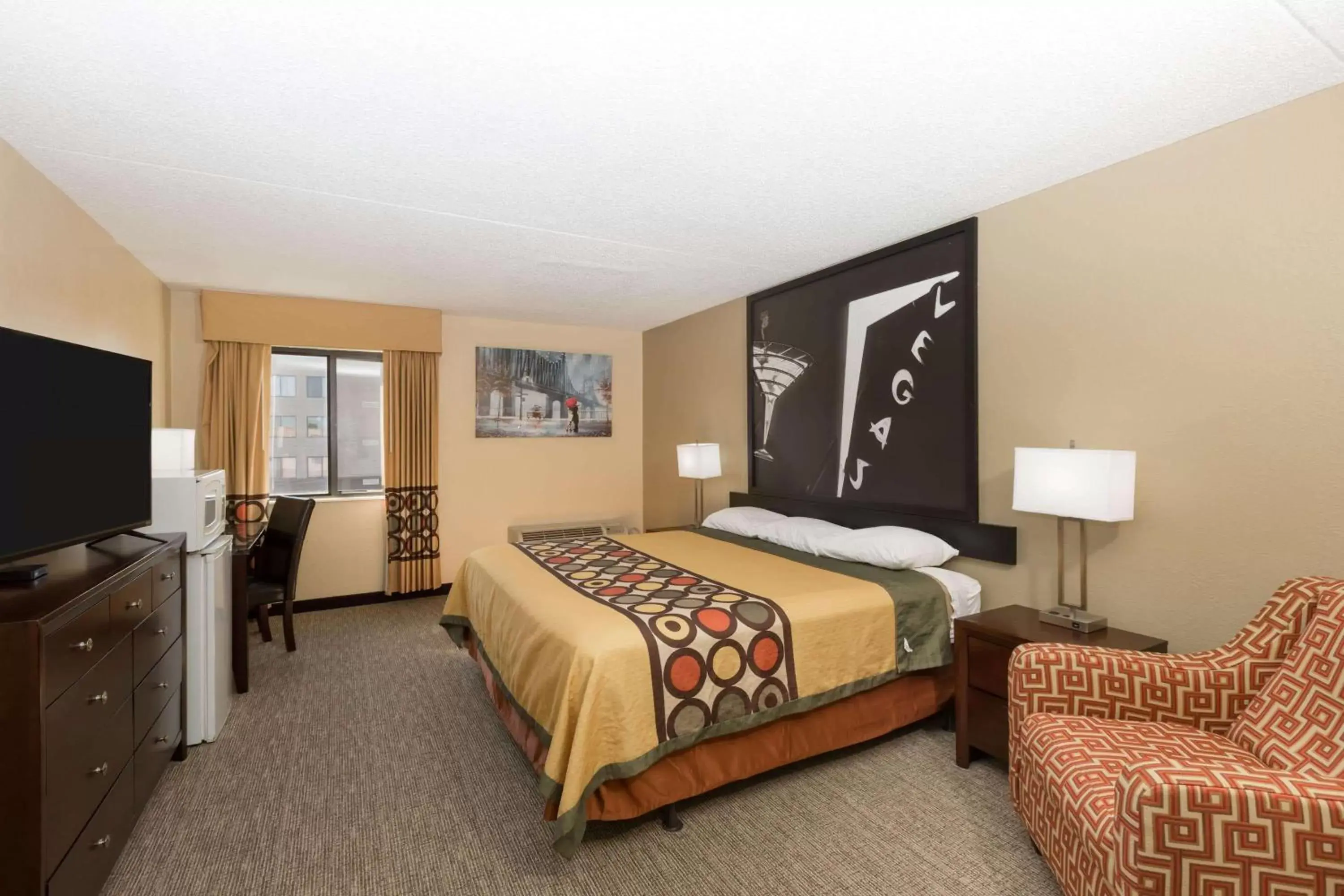 Photo of the whole room in Super 8 by Wyndham Wichita North
