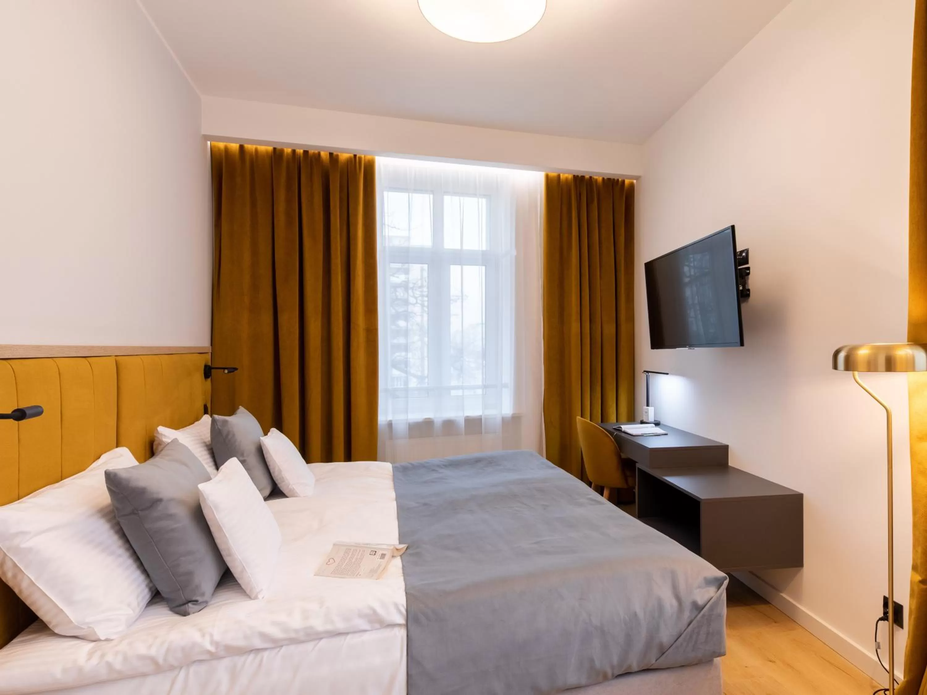 Bed in SQUARE APARTMENTS GDYNIA