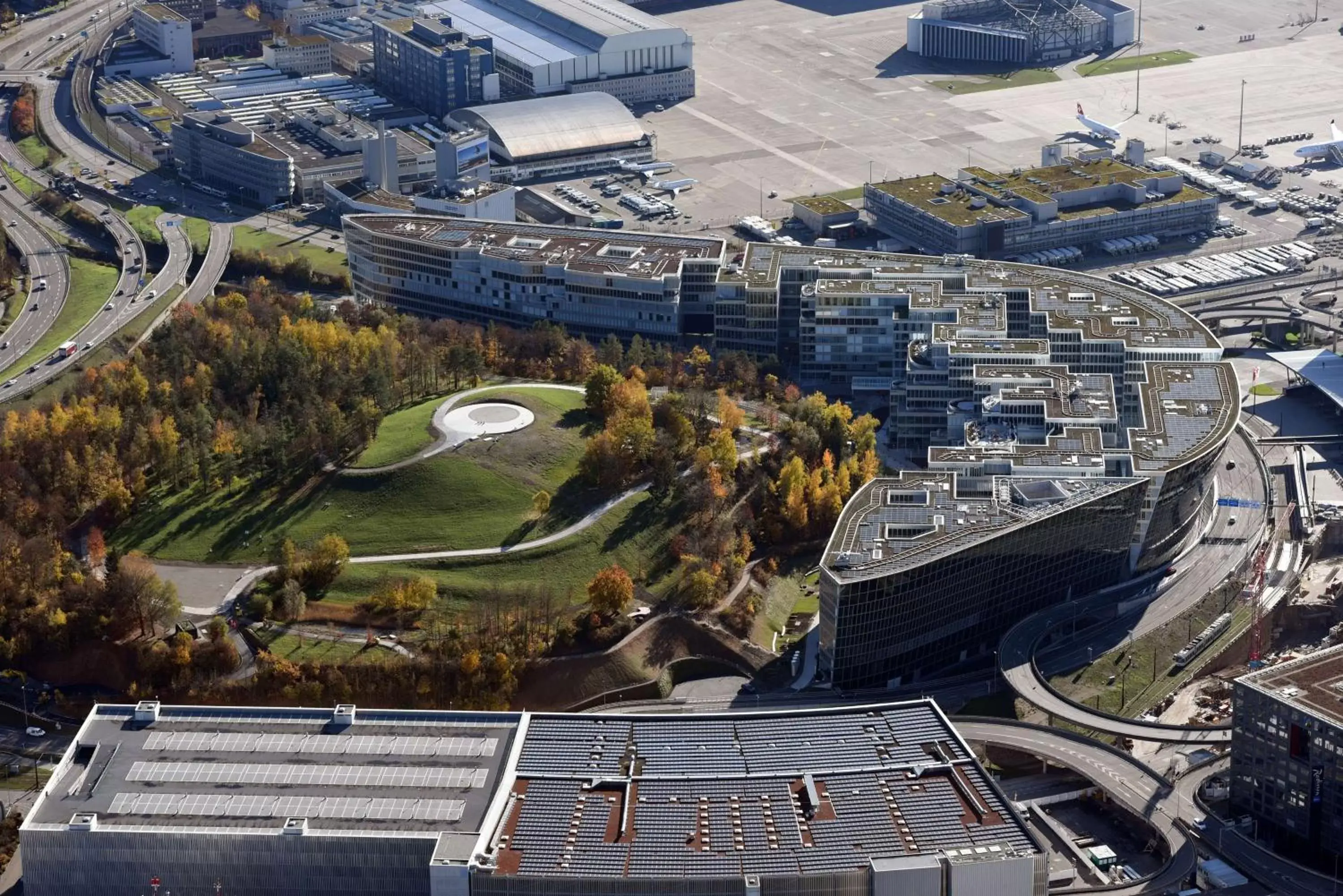 Day, Bird's-eye View in Hyatt Regency Zurich Airport Circle