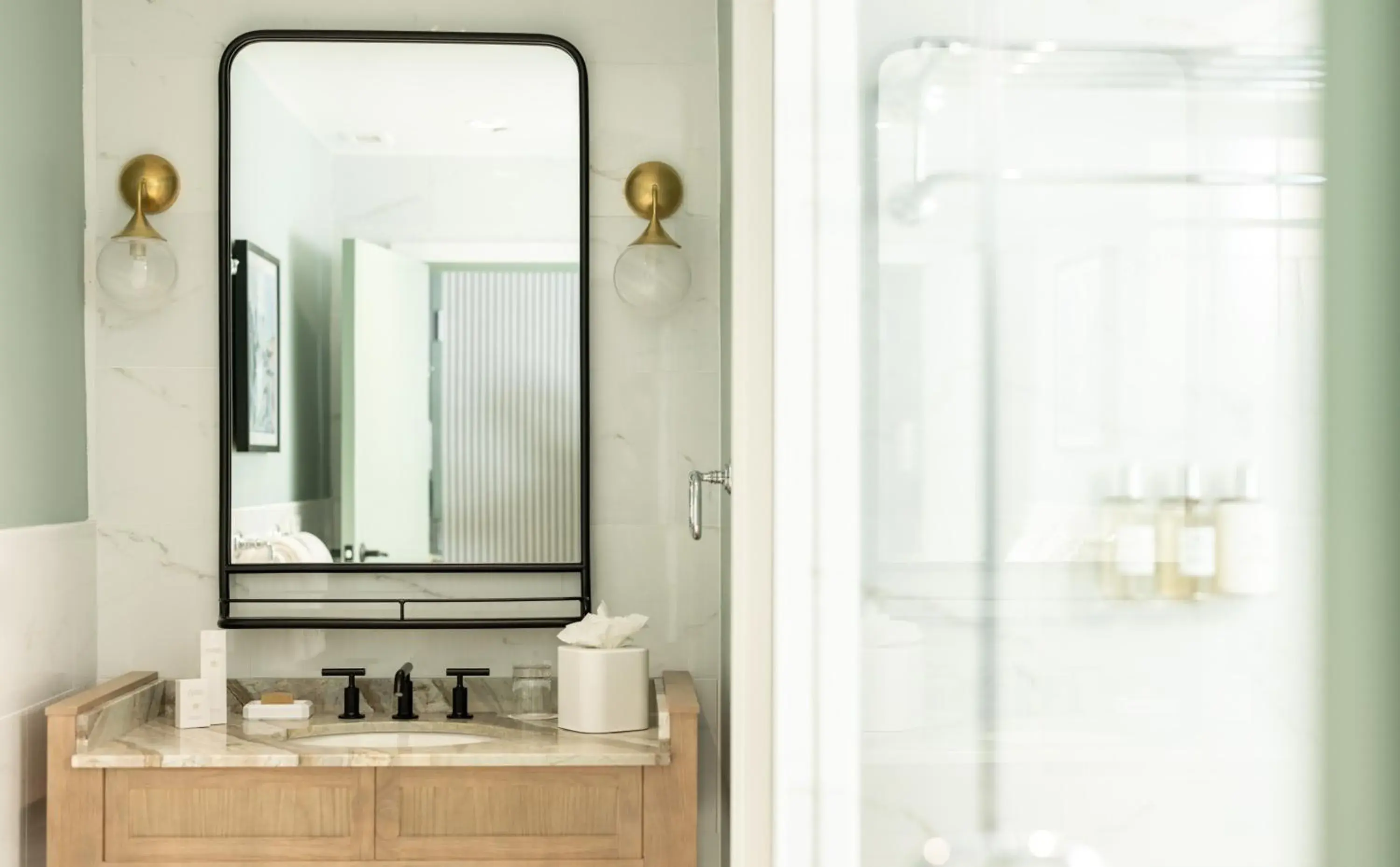 Bathroom in The Palmetto Hotel, Charleston Bathroom in The Palmetto Hotel, Charleston