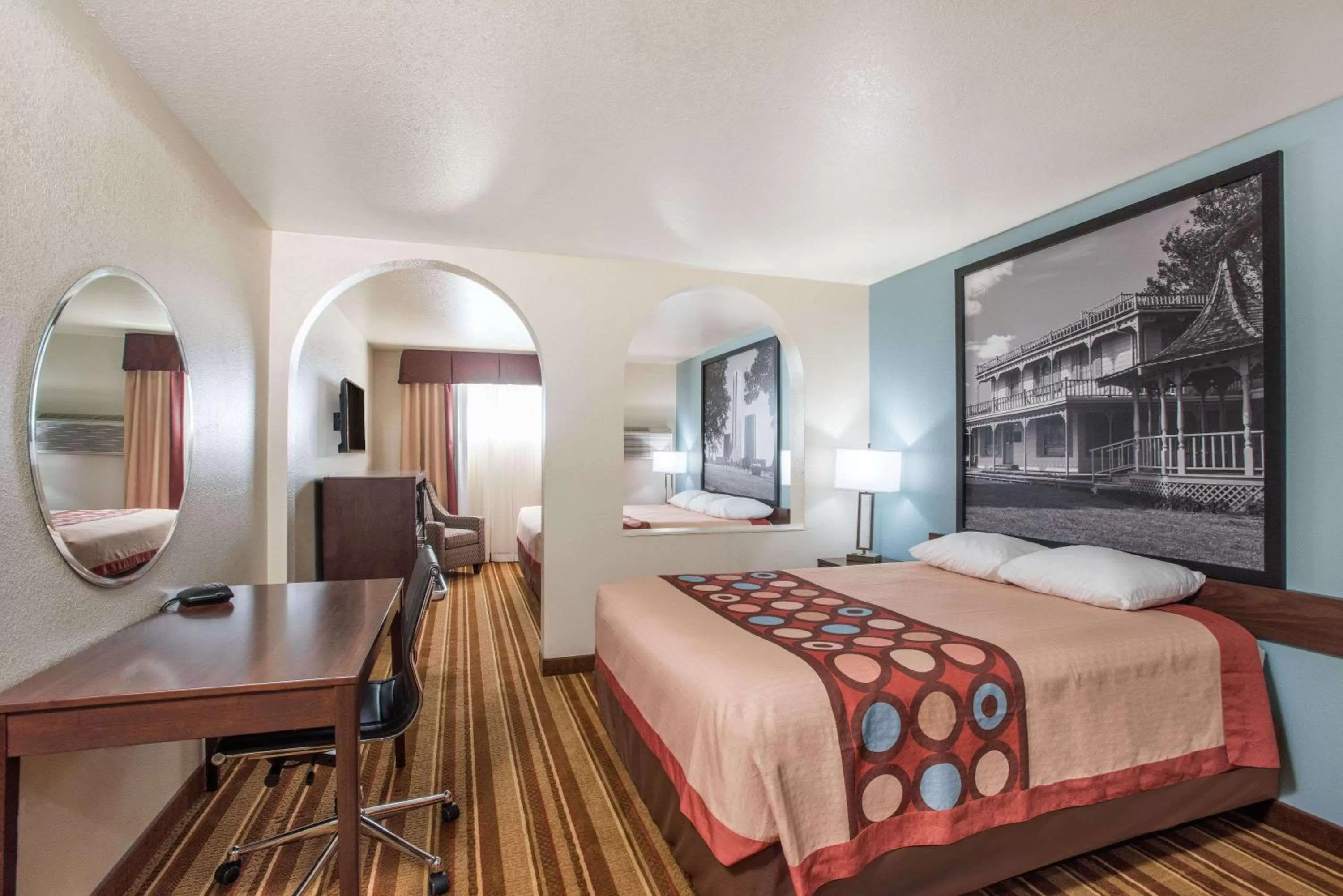 Photo of the whole room, Bed in Super 8 by Wyndham Claremore OK
