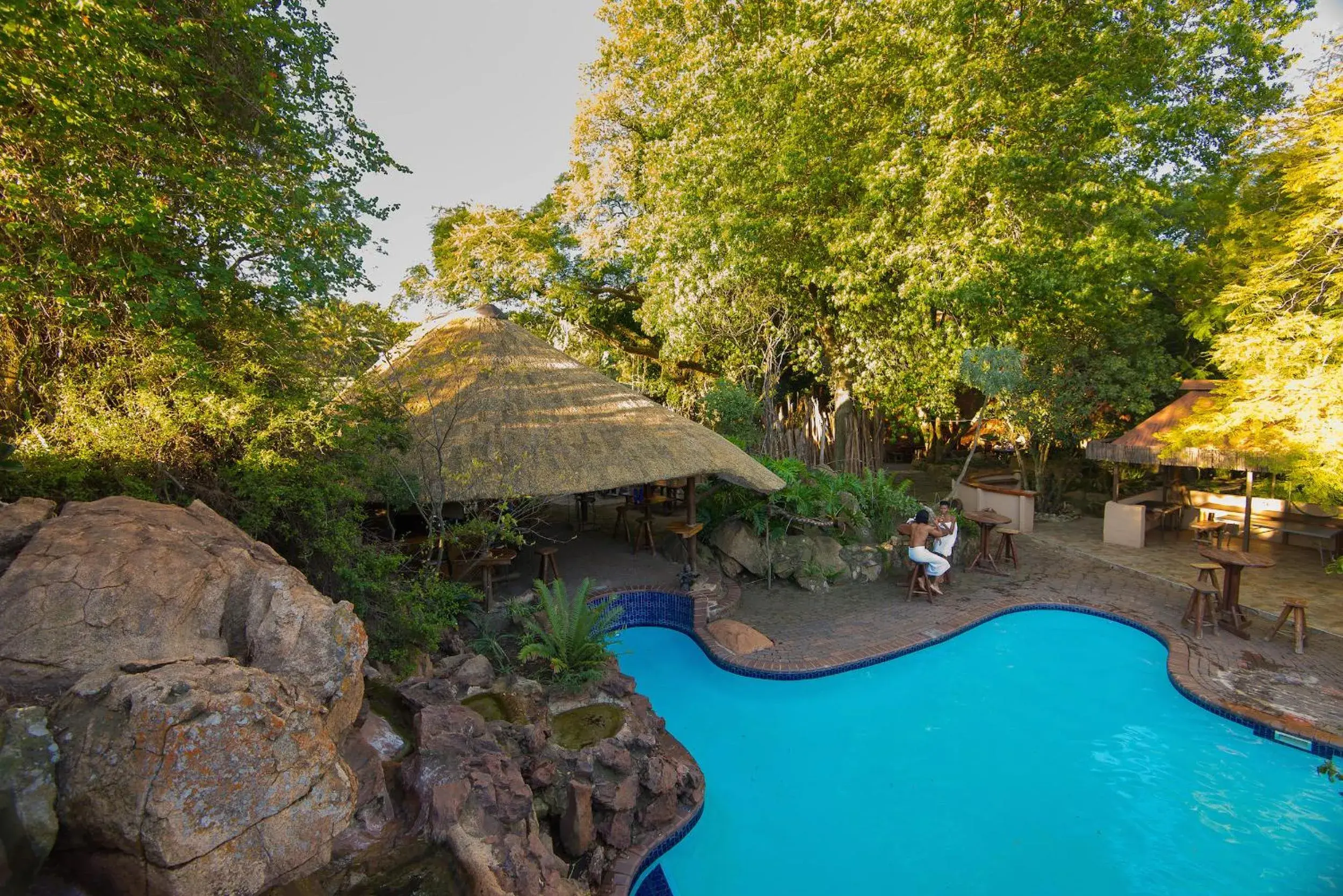 Swimming pool, Pool View in Amadwala Lodge