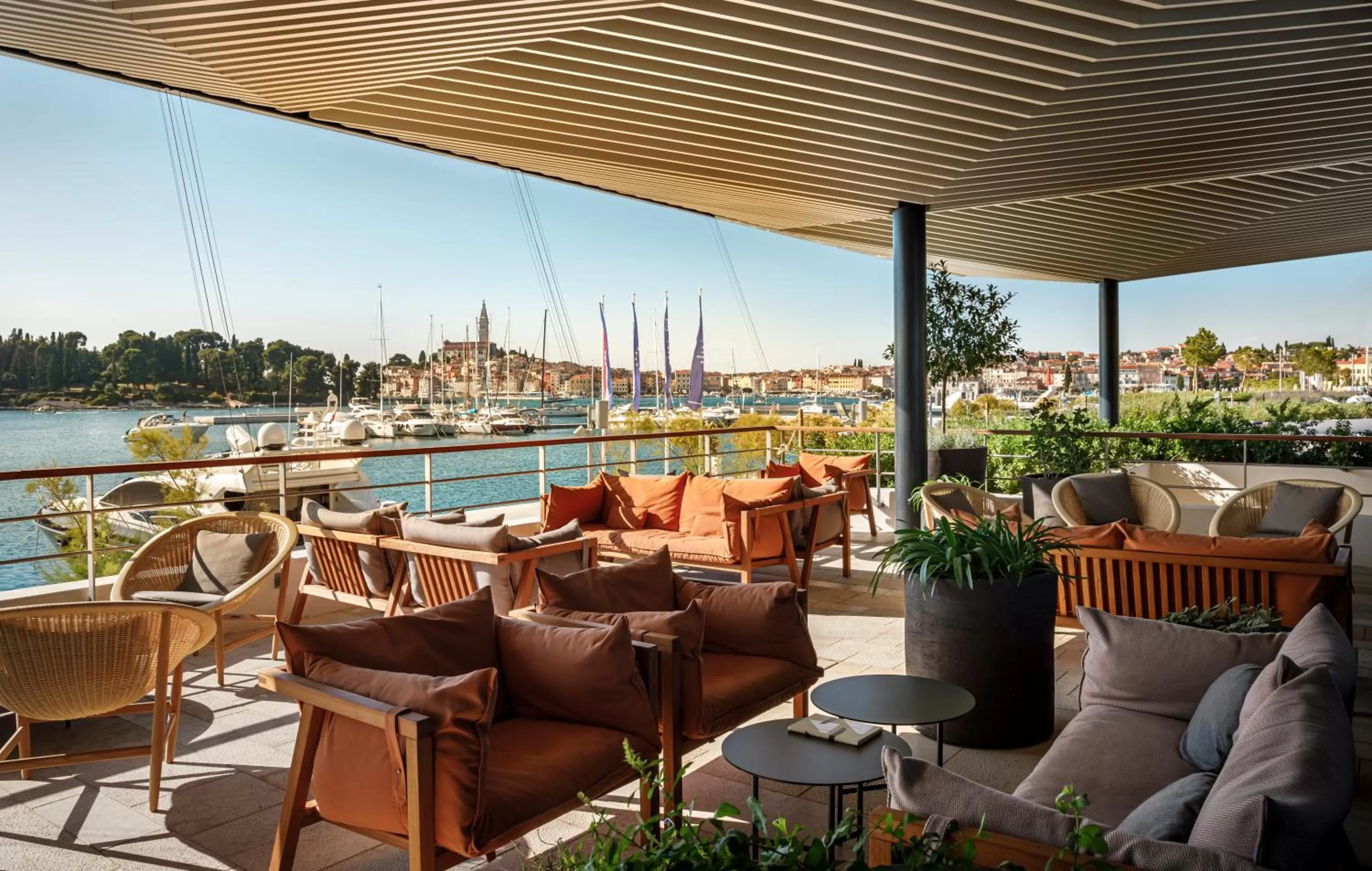 Restaurant/places to eat in Grand Park Hotel Rovinj by Maistra Collection