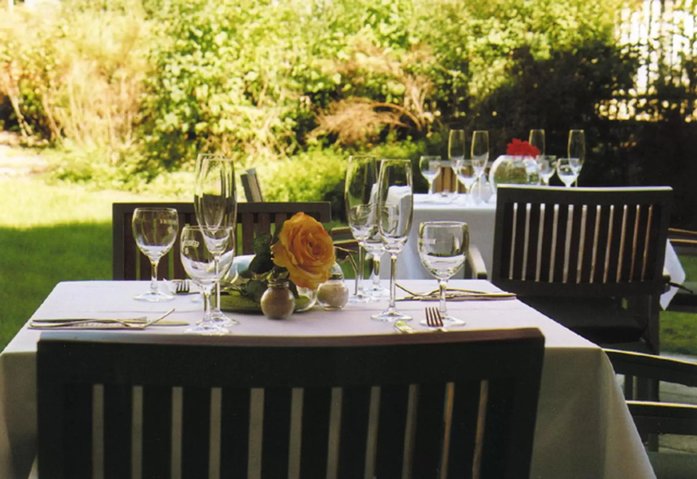 Garden, Restaurant/Places to Eat in SORAT Hotel Brandenburg