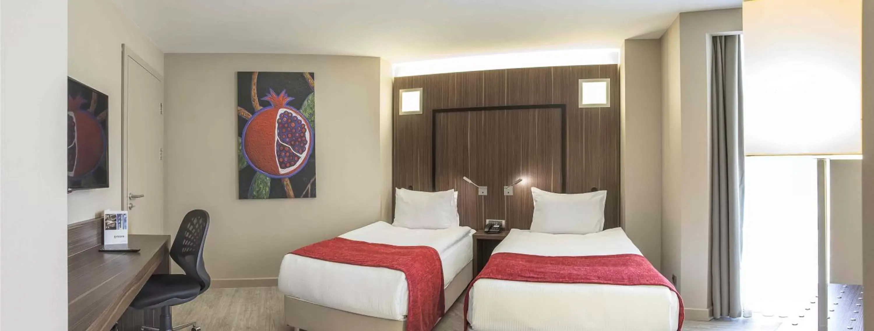 Bedroom, Bed in Ramada Encore by Wyndham Izmir