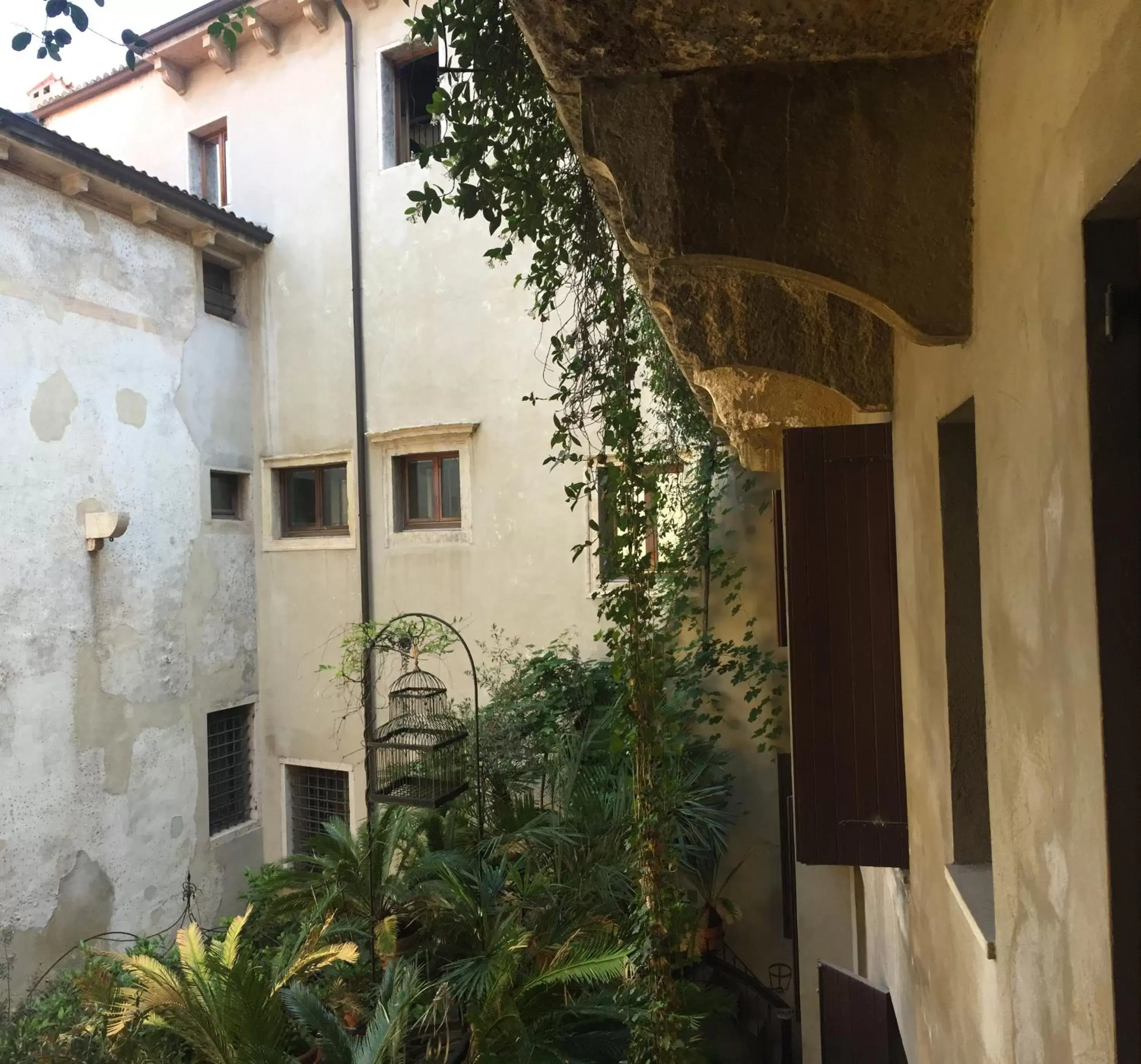 Garden view in Hotel Gabbia D'Oro Garden view in Hotel Gabbia D'Oro