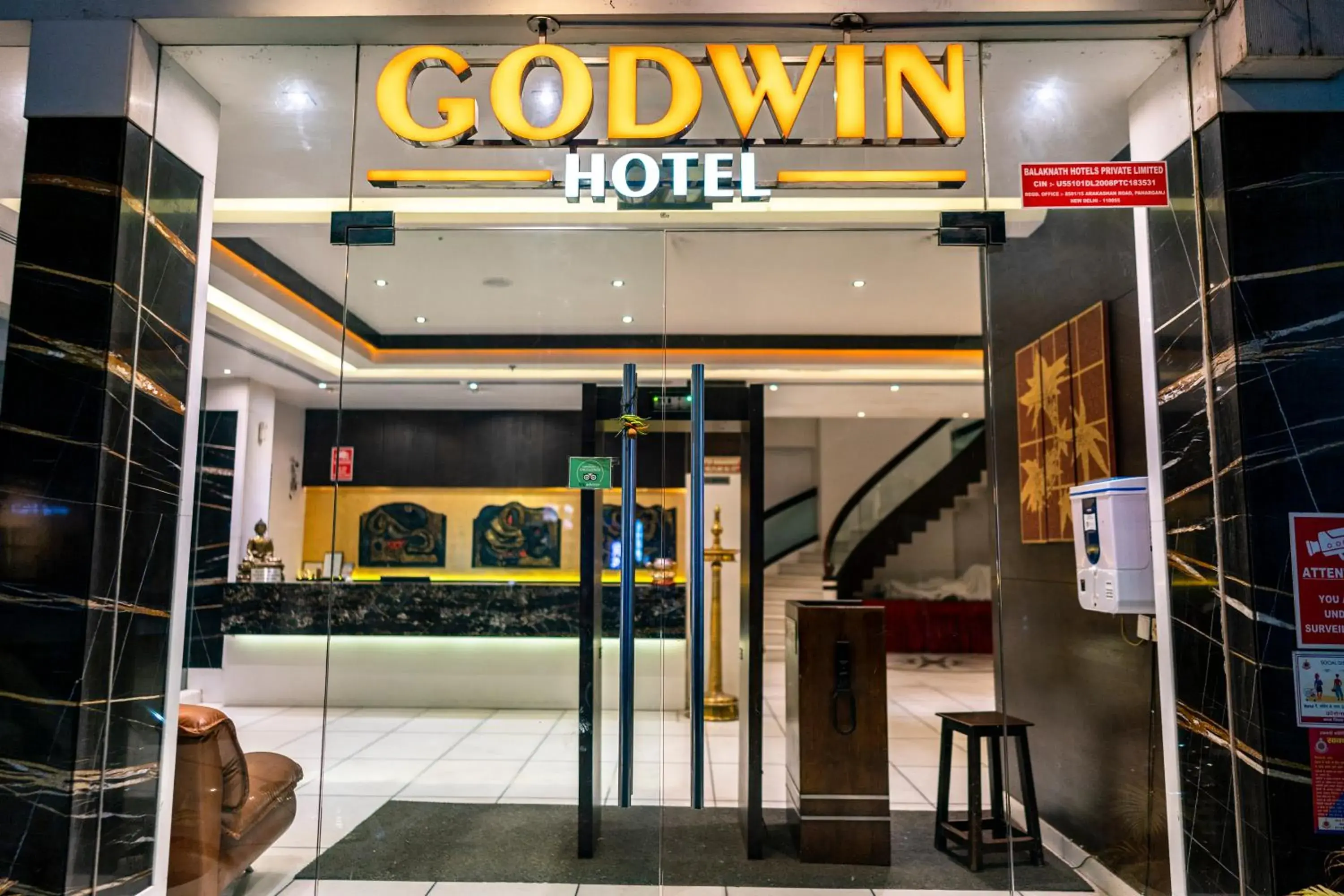 Property logo or sign in Hotel GODWIN DELUXE - New Delhi Railway Station - Paharganj