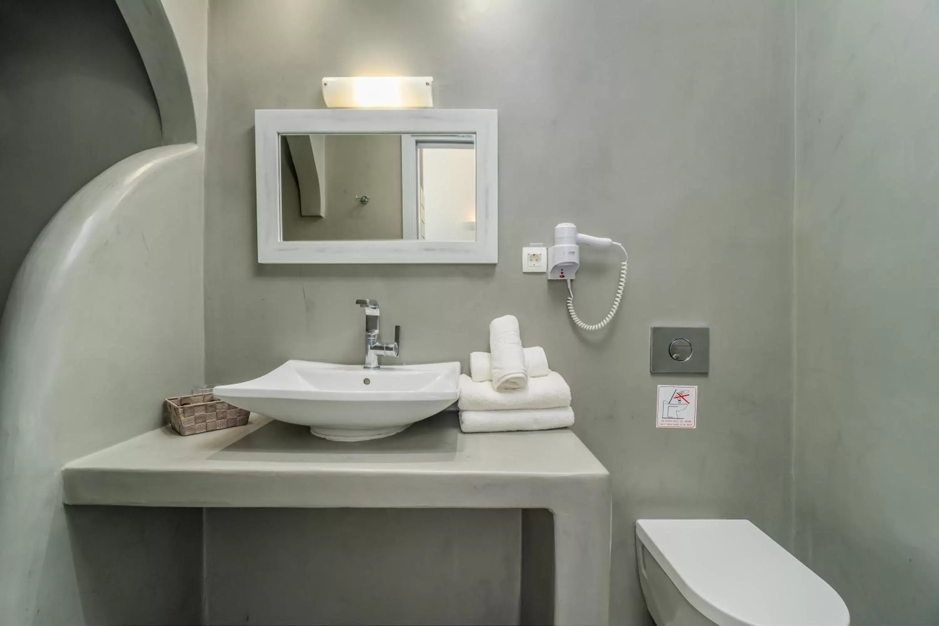 Bathroom in Central Fira Suites