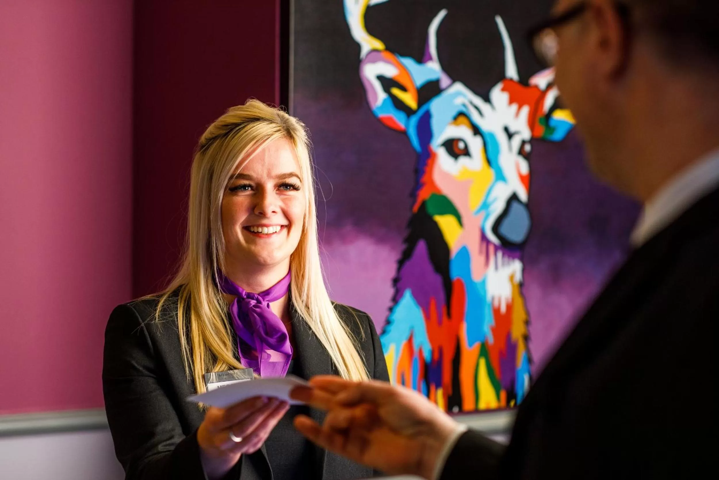 Lobby or reception in Mercure Ayr Hotel