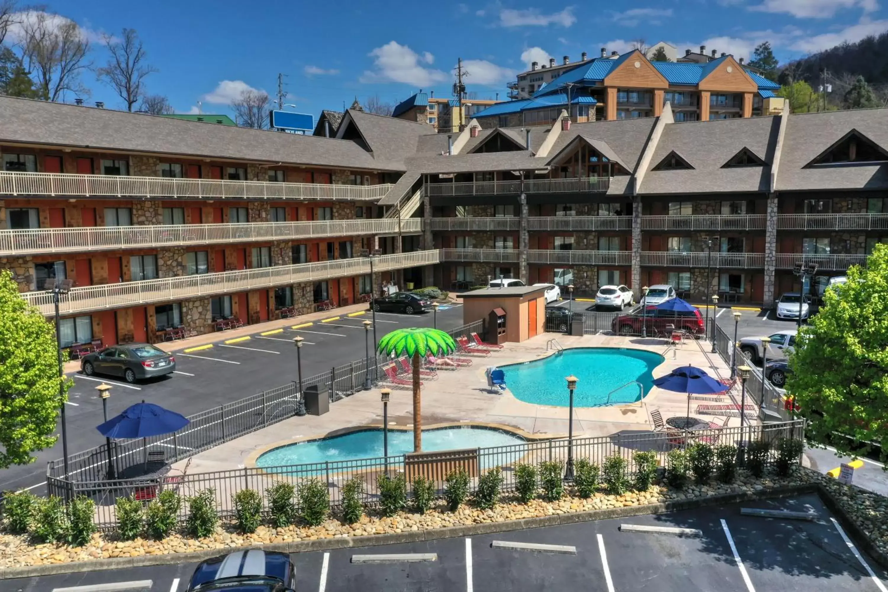 Pool View in Crossroads Inn & Suites